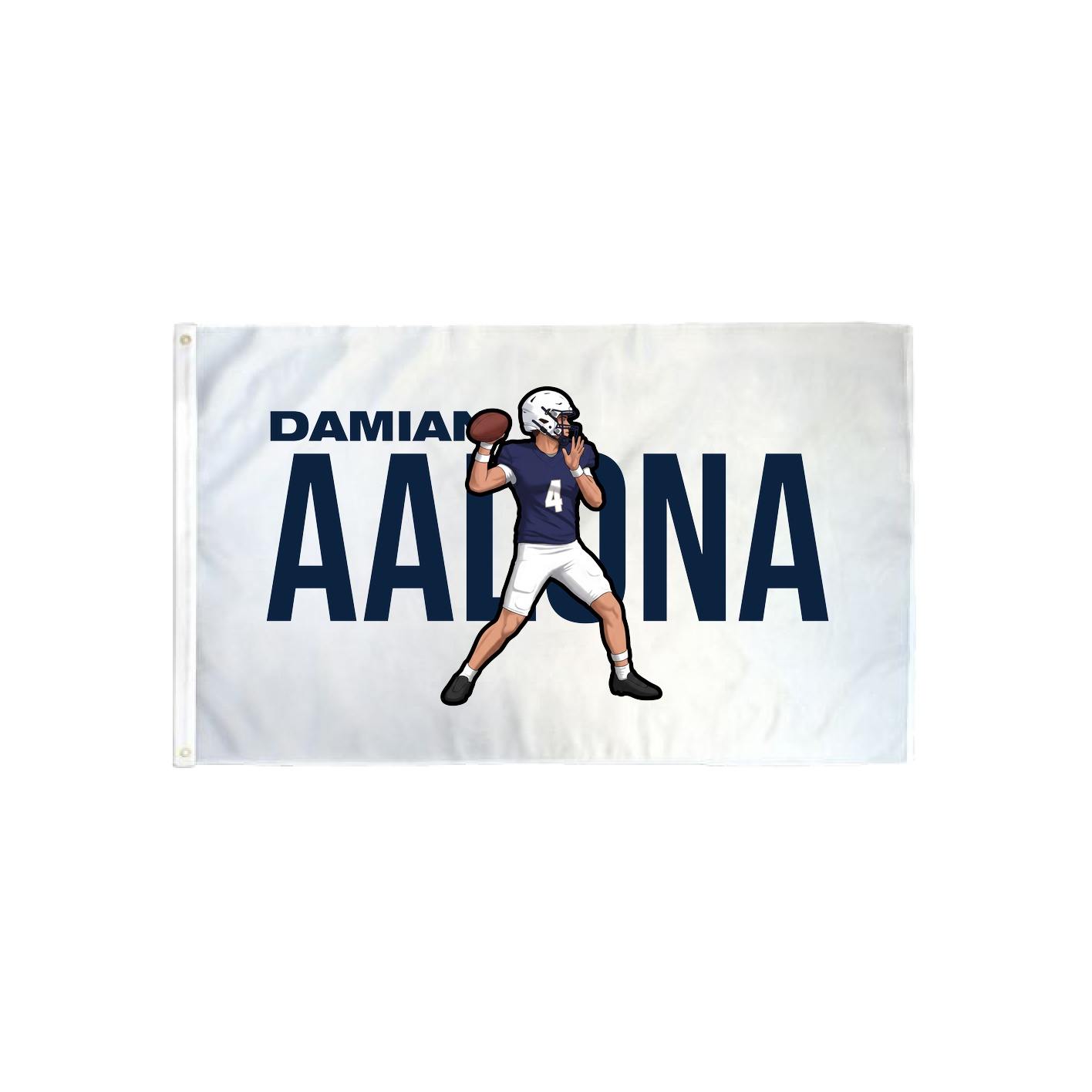 3x5 Flag — Player Name in Classic