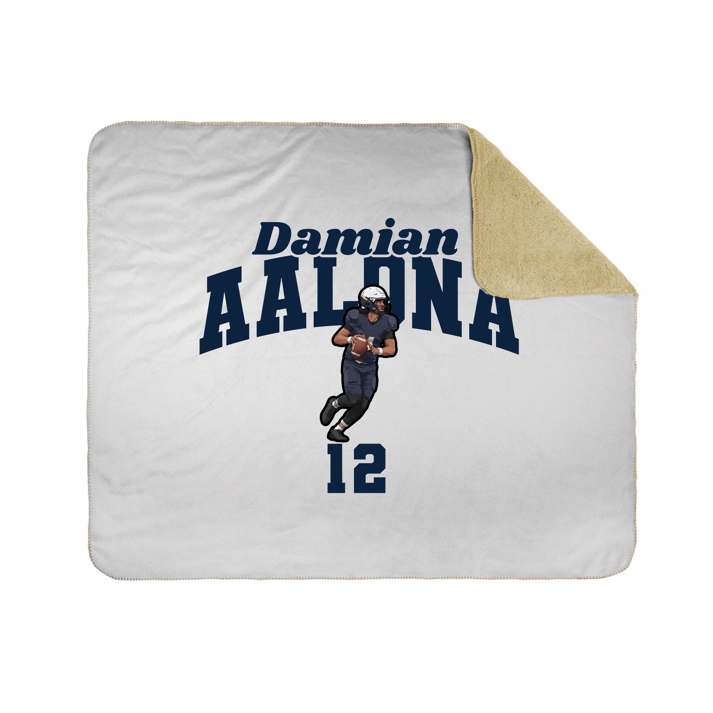 Throw Blanket — Signature Arch in White
