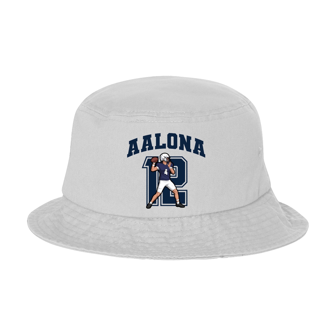 Bucket Cap — Number in White