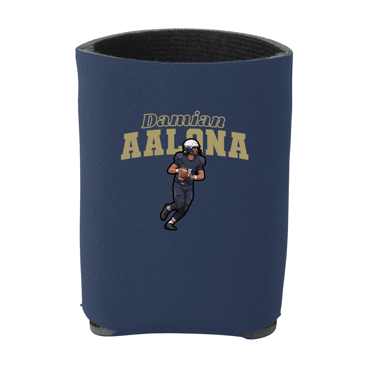 Can Holder — Name Arch in Navy