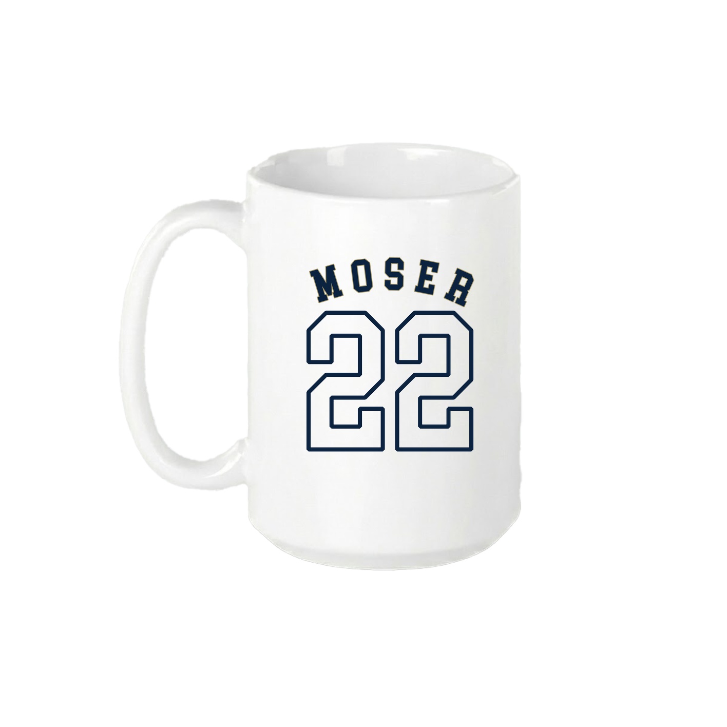 15oz Coffee Mug — Shirsey Arch in White