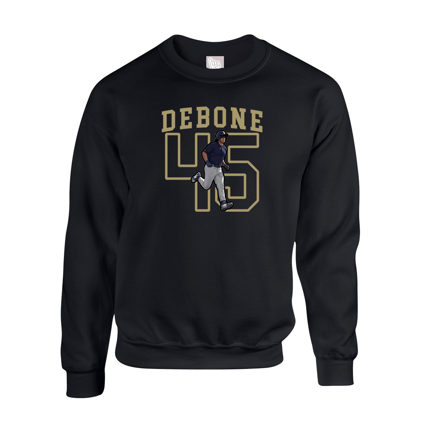 Fleece Crew — Shirsey in Black