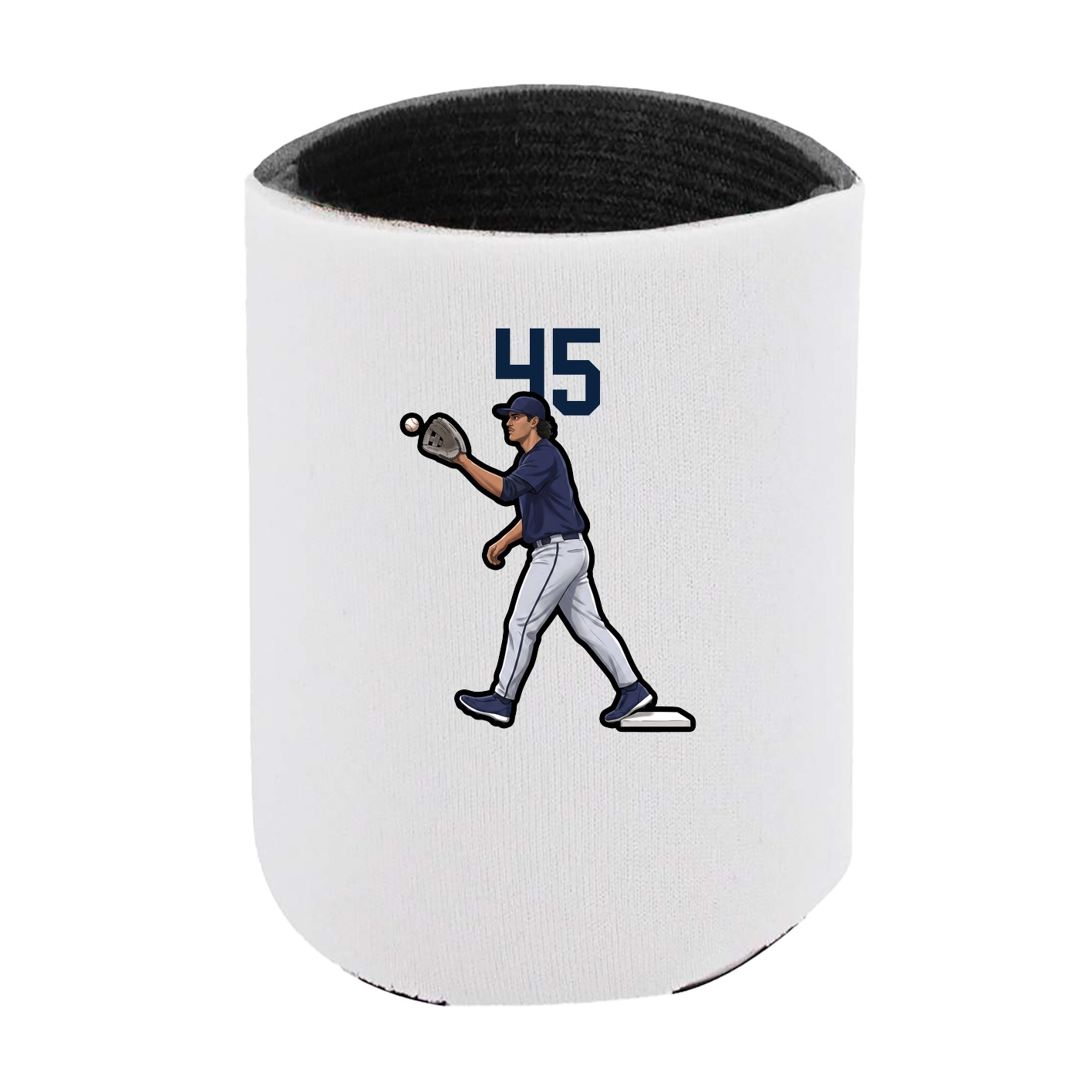 Can Holder — Number Top in White