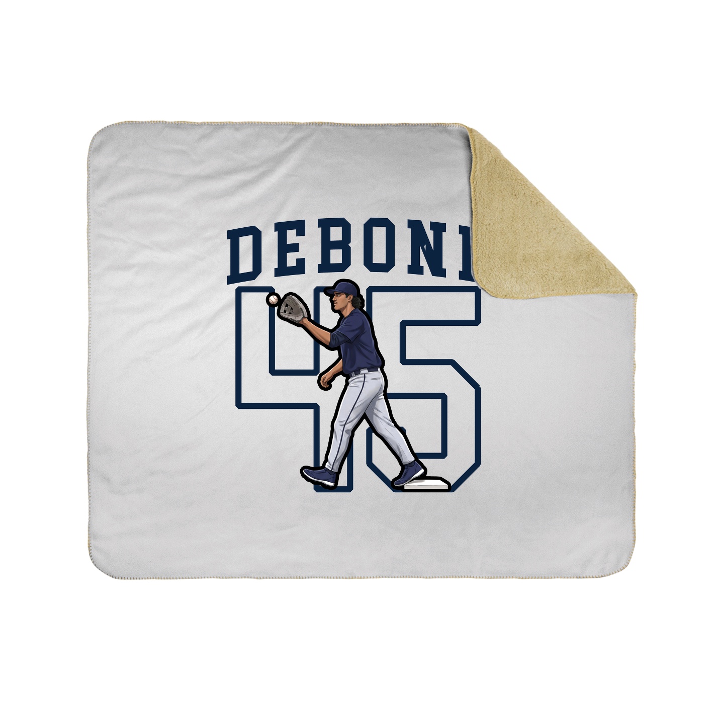 50x60 Sherpa Lined Throw Blanket