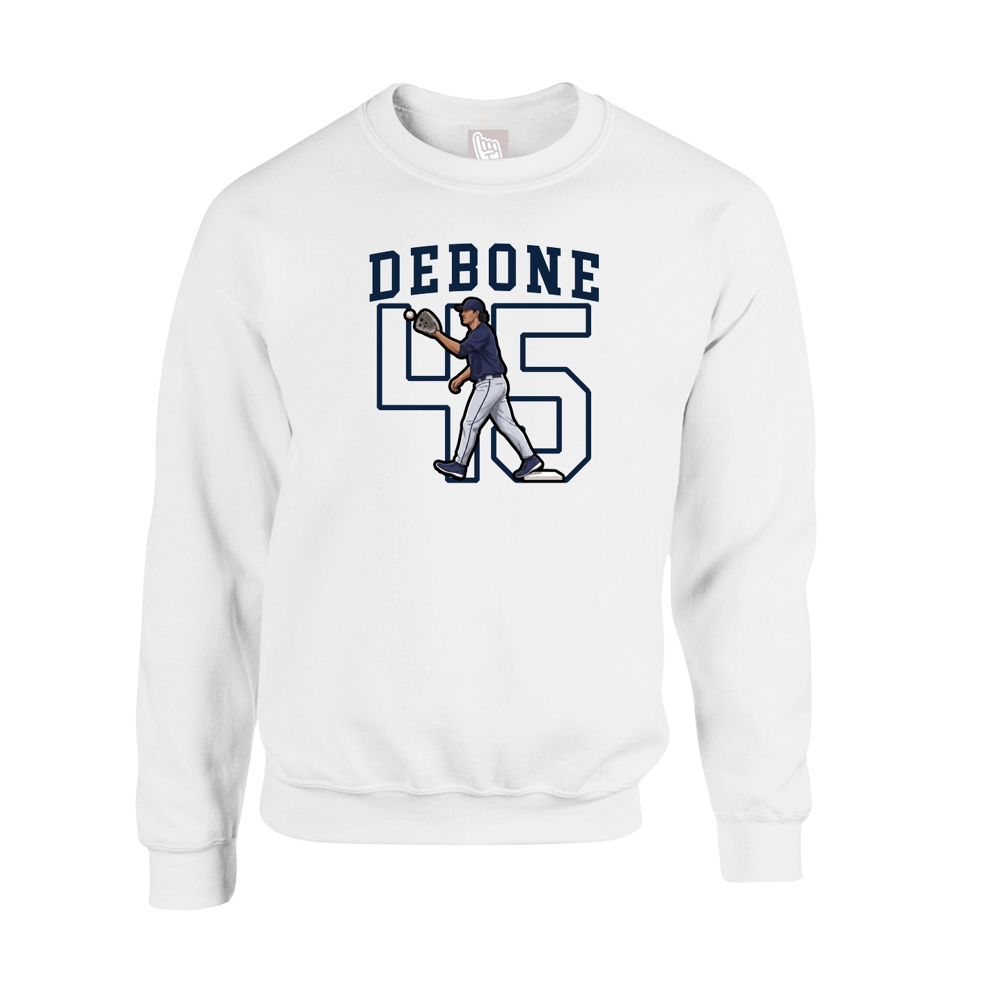 Fleece Crew — Shirsey in White
