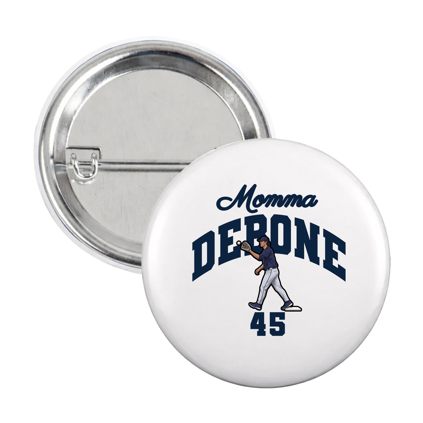 Game Day Button — Mothers Day Arch in White