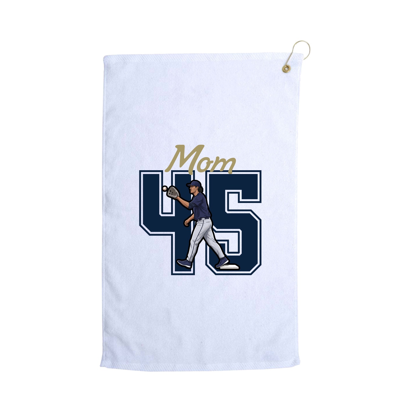 Golf Towel — Mothers Day Shirsey in White