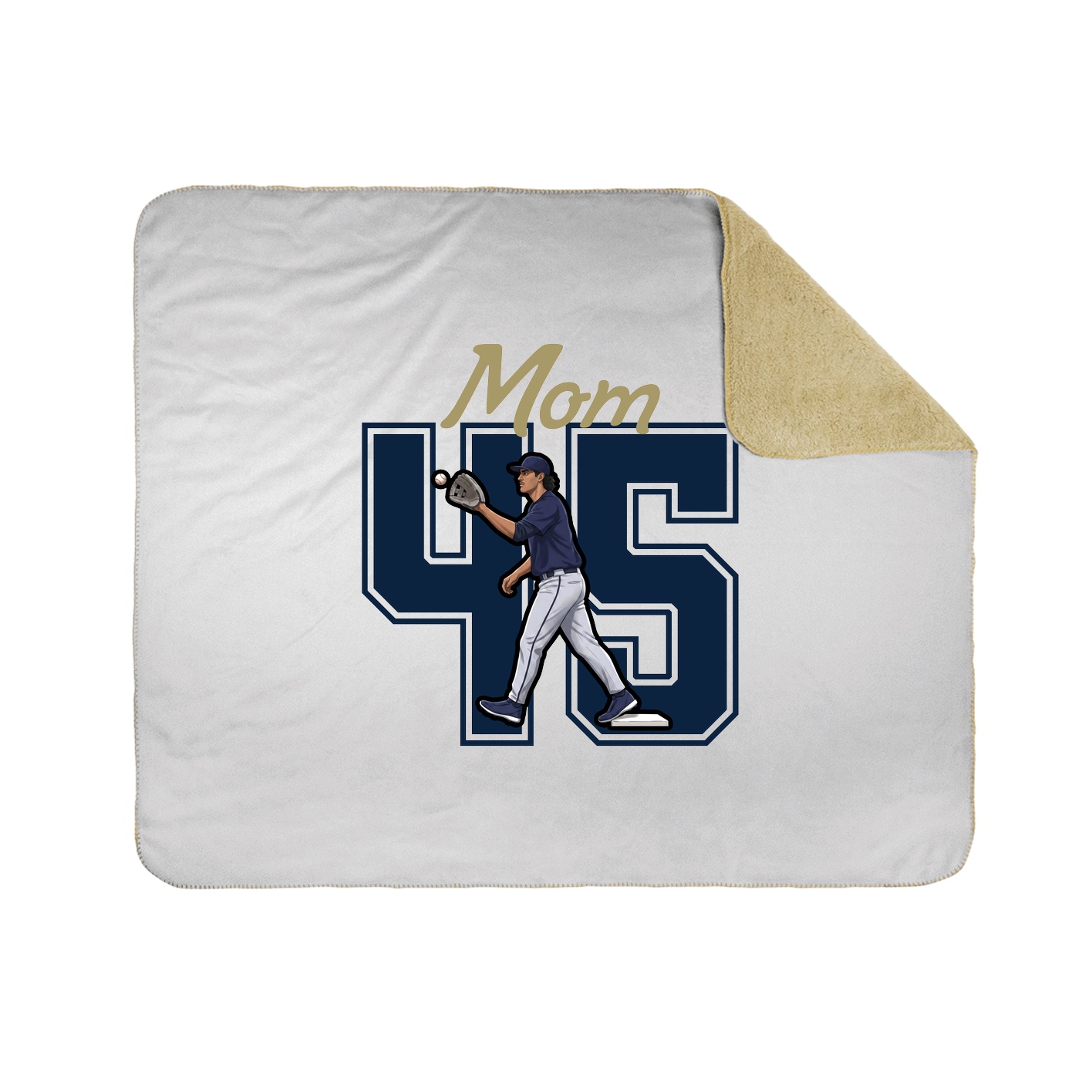 Throw Blanket — Mothers Day Shirsey in White