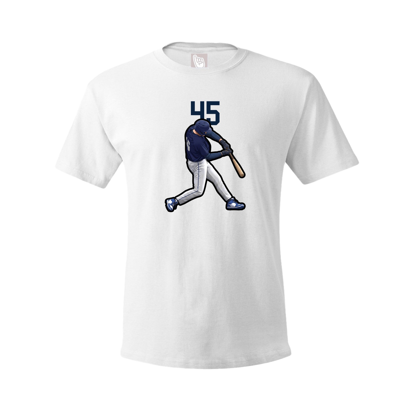 Tee — Number Top in White