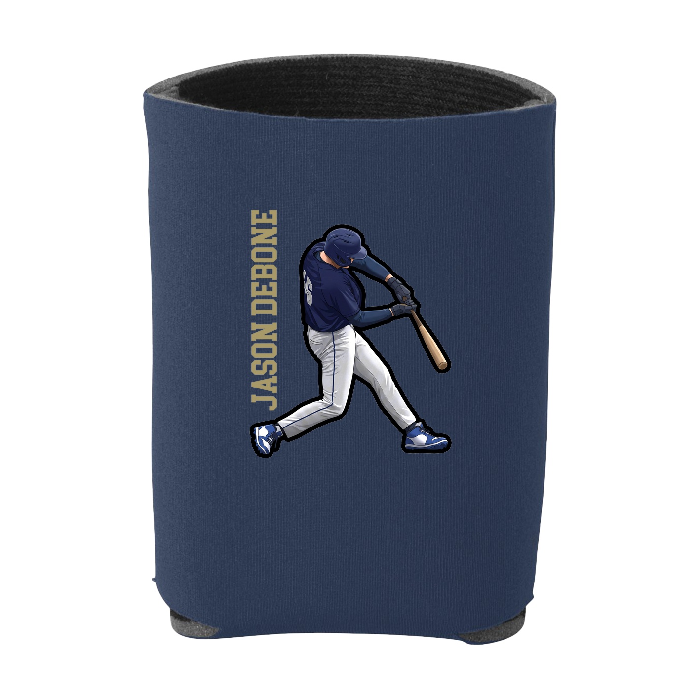 Can Holder — Name Vertical in Navy
