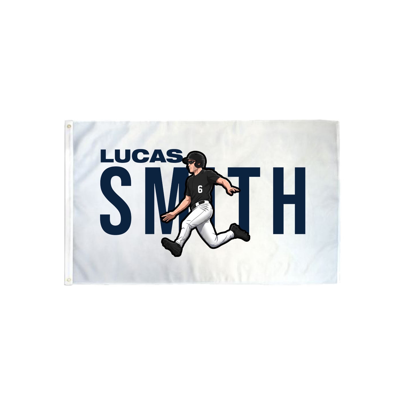 3x5 Flag — Player Name in Classic