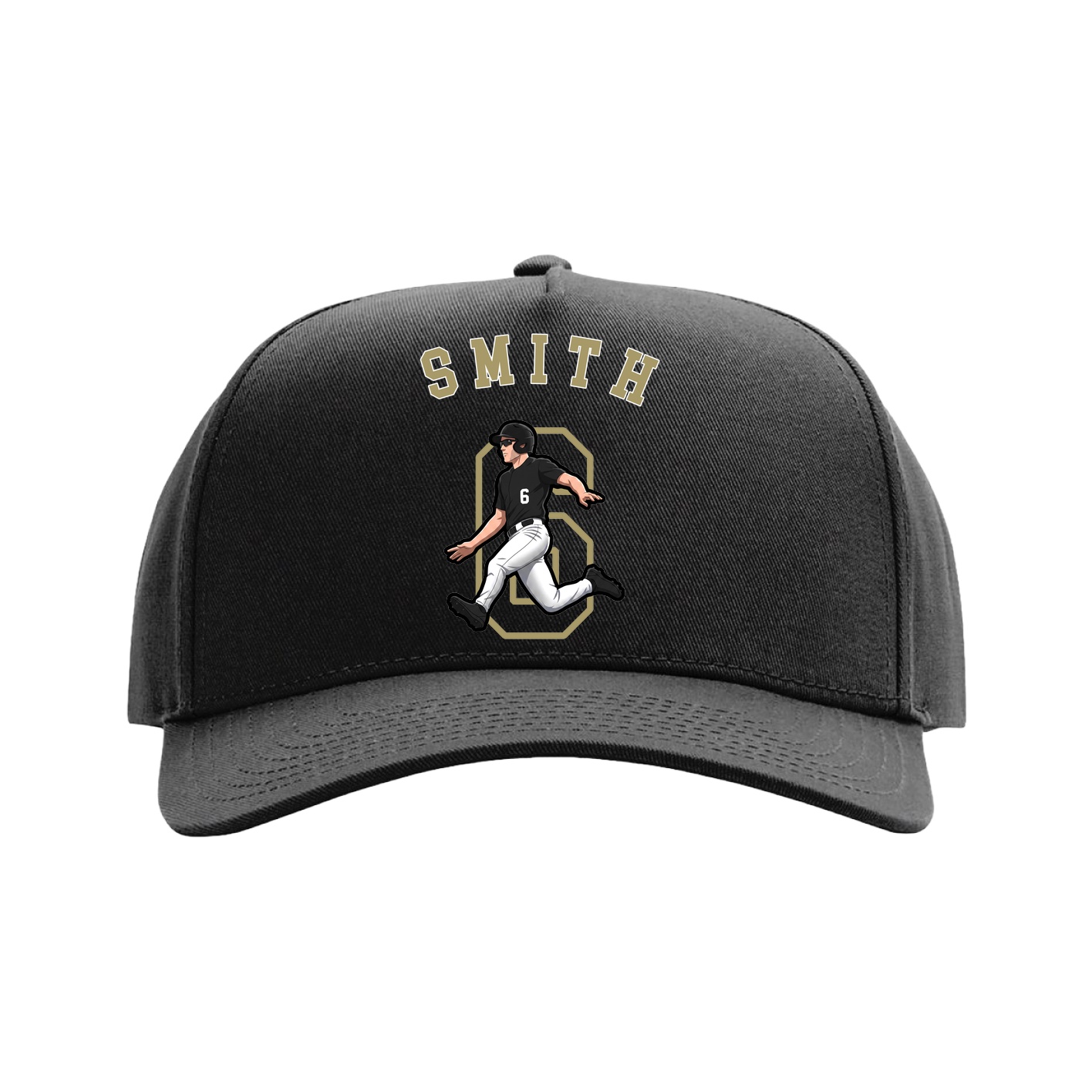 Full Fabric Five-Panel Champ Cap