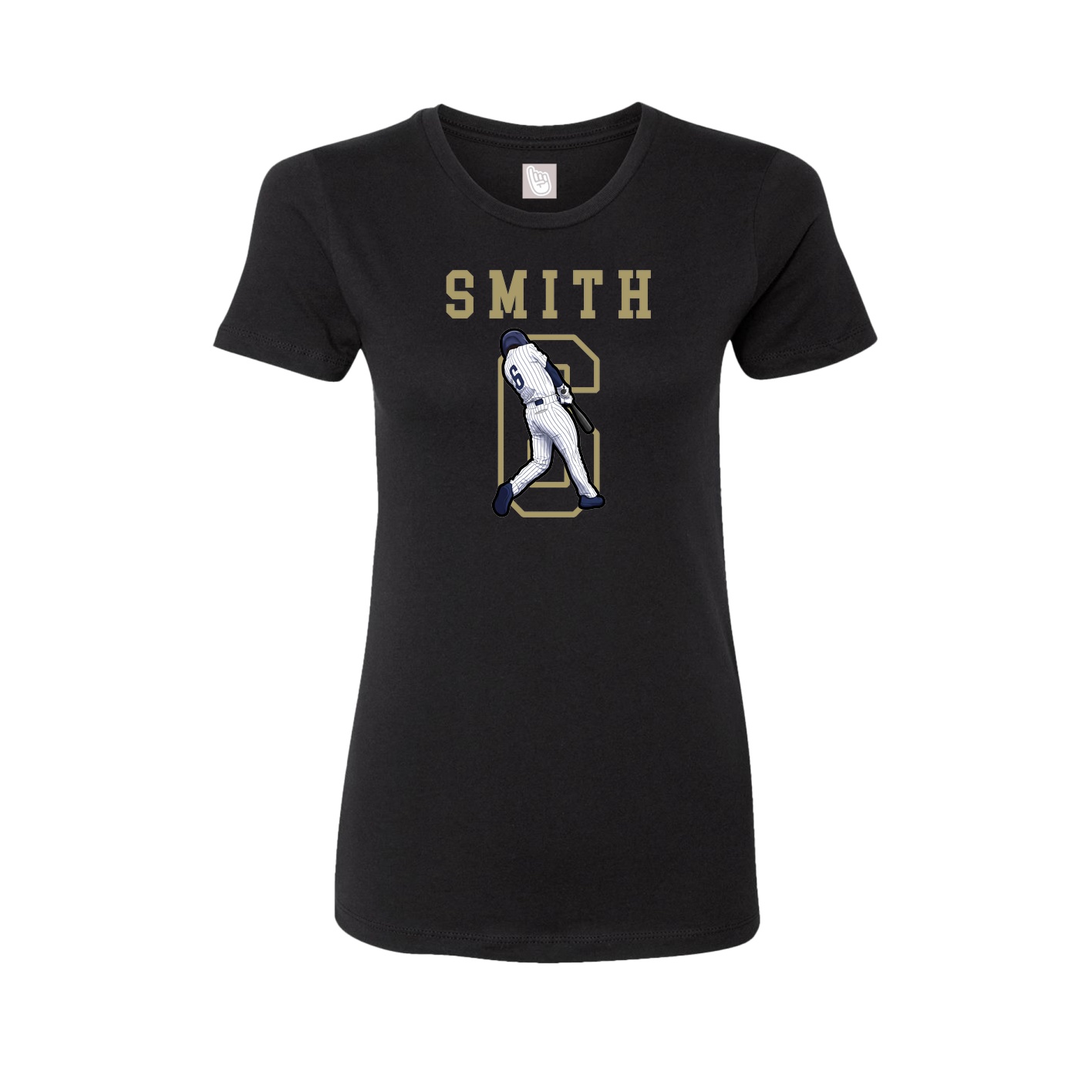 Fitted Women's Tee — Shirsey in Black