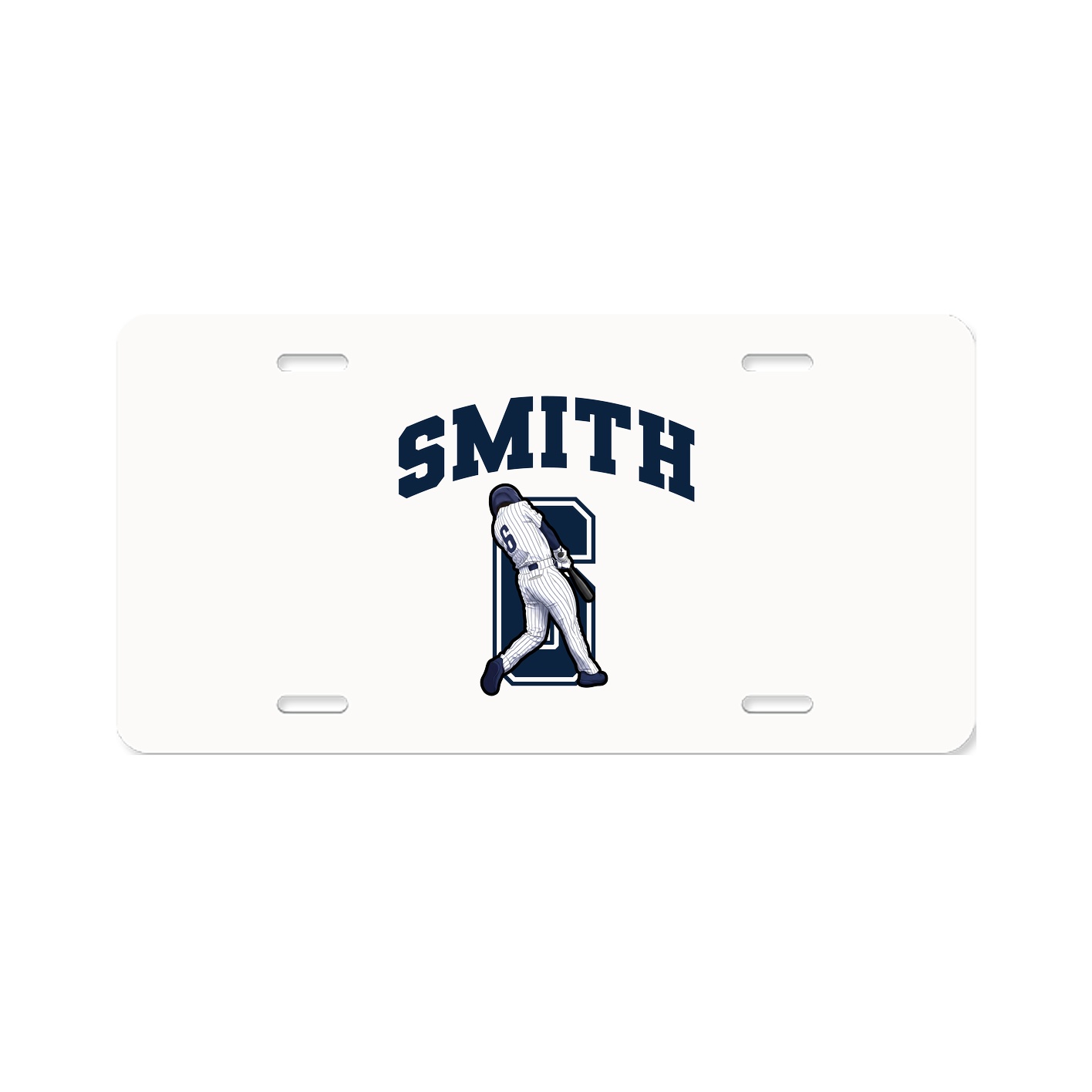 License Plate — Number in Classic