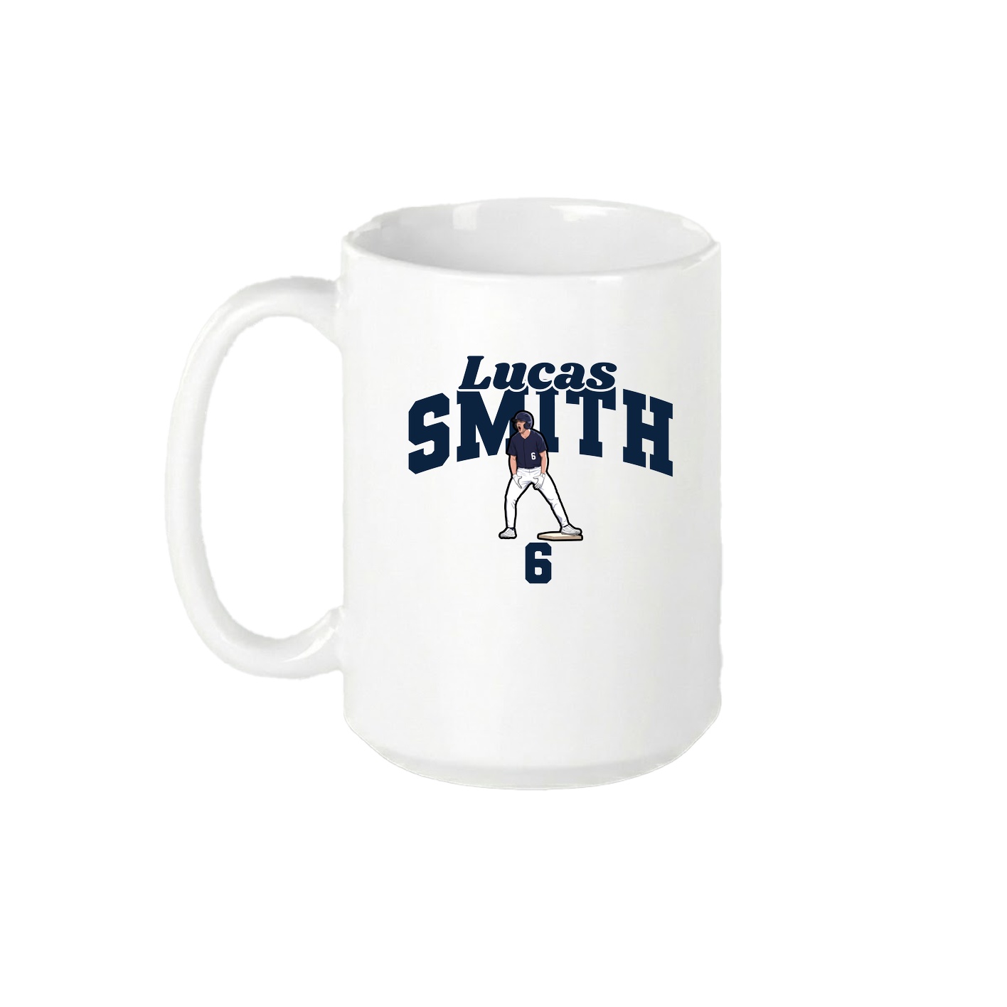 15oz Coffee Mug — Signature Arch in White
