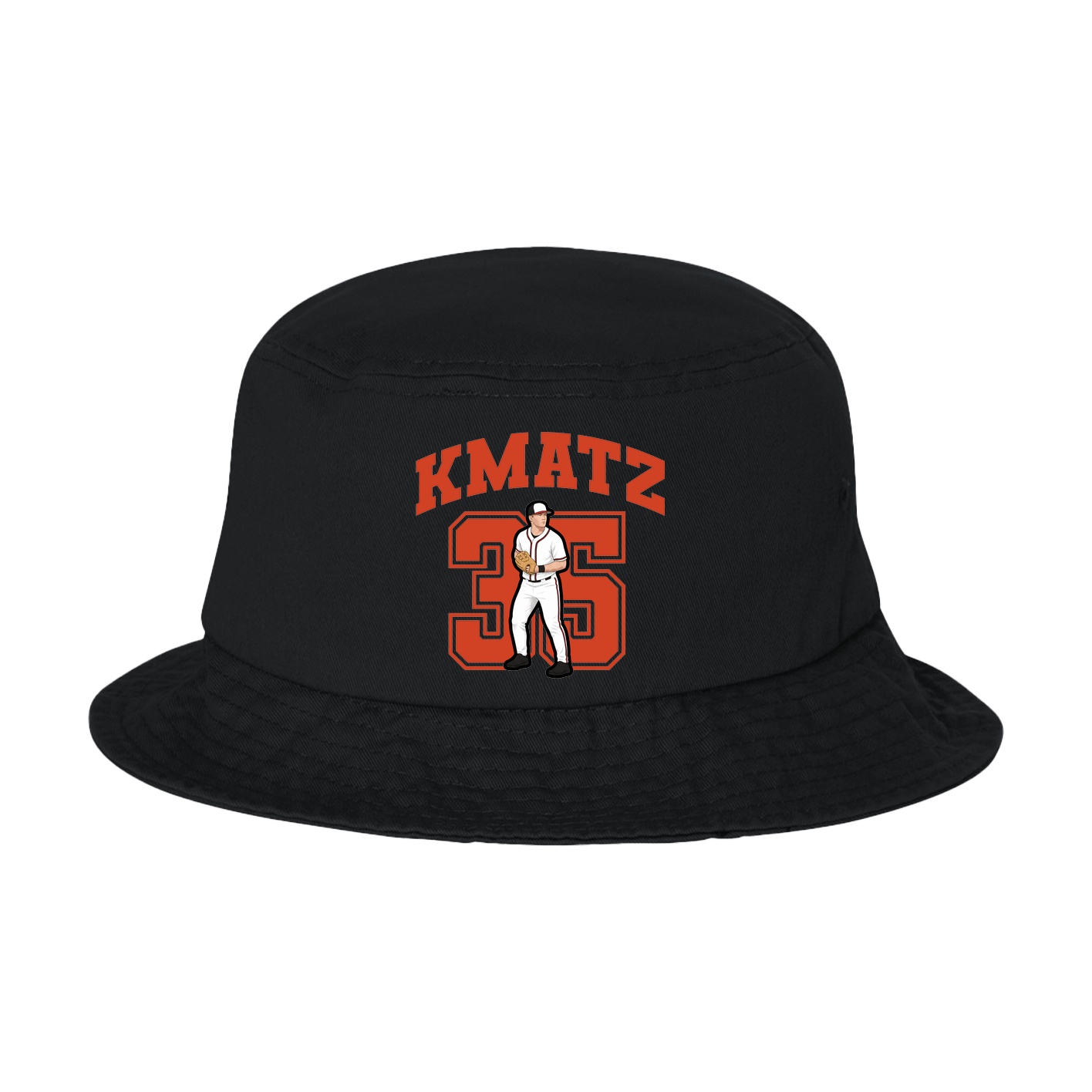 Bucket Cap — Number in Black