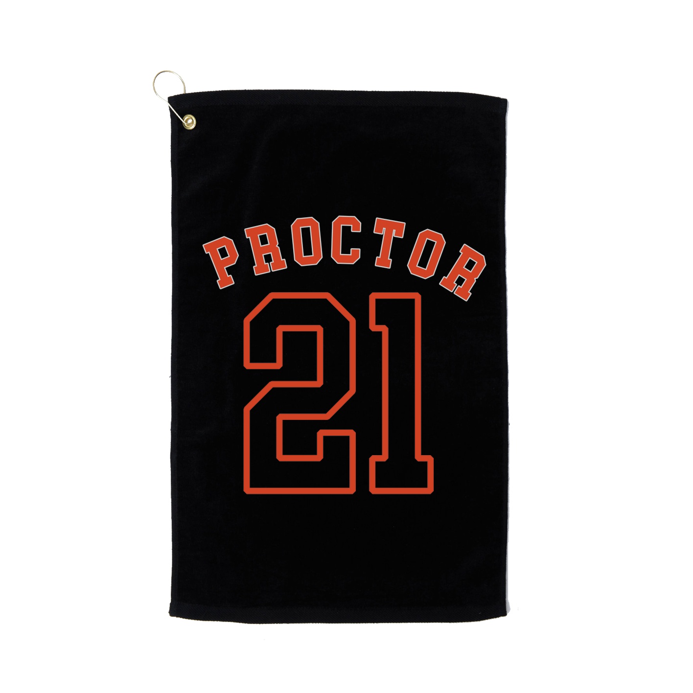 Golf Towel — Shirsey Arch in Black