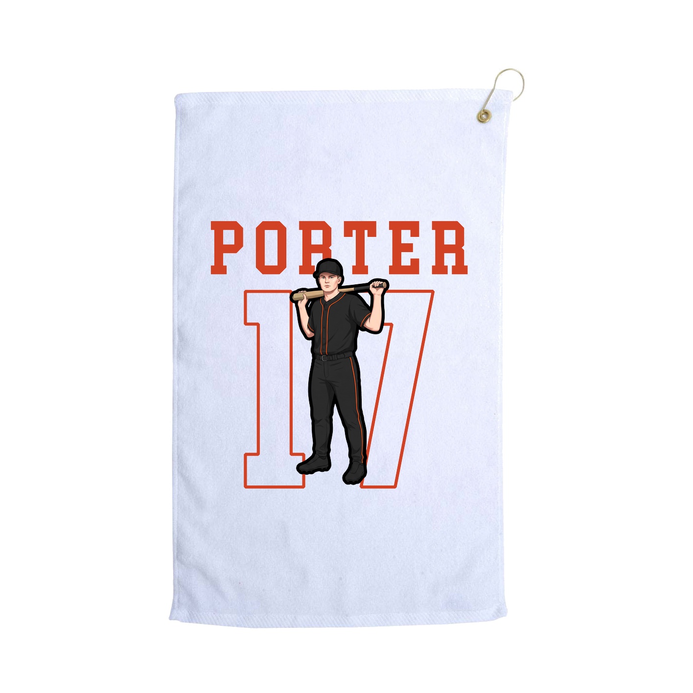 Golf Towel — Shirsey in White