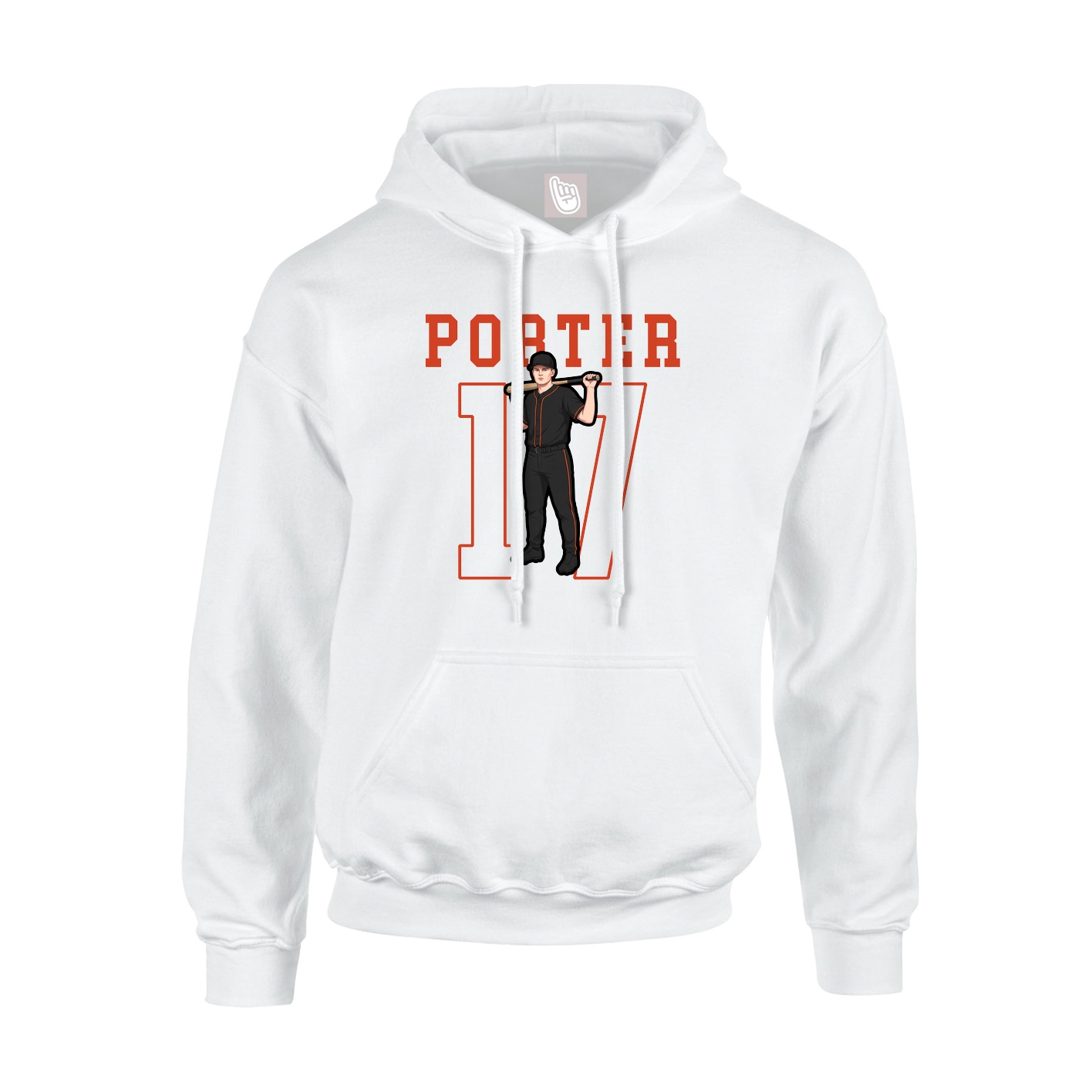 Hoodie — Shirsey in White