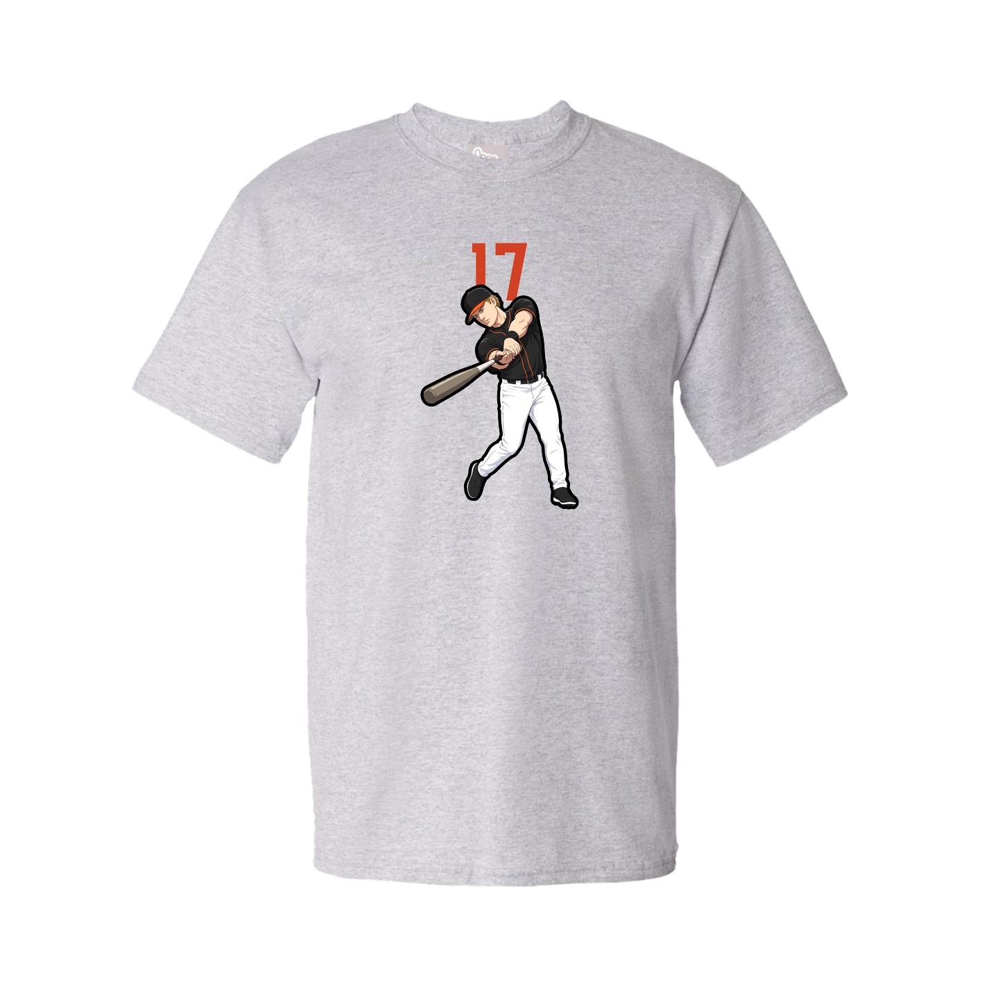 Tee — Number Top in Grey
