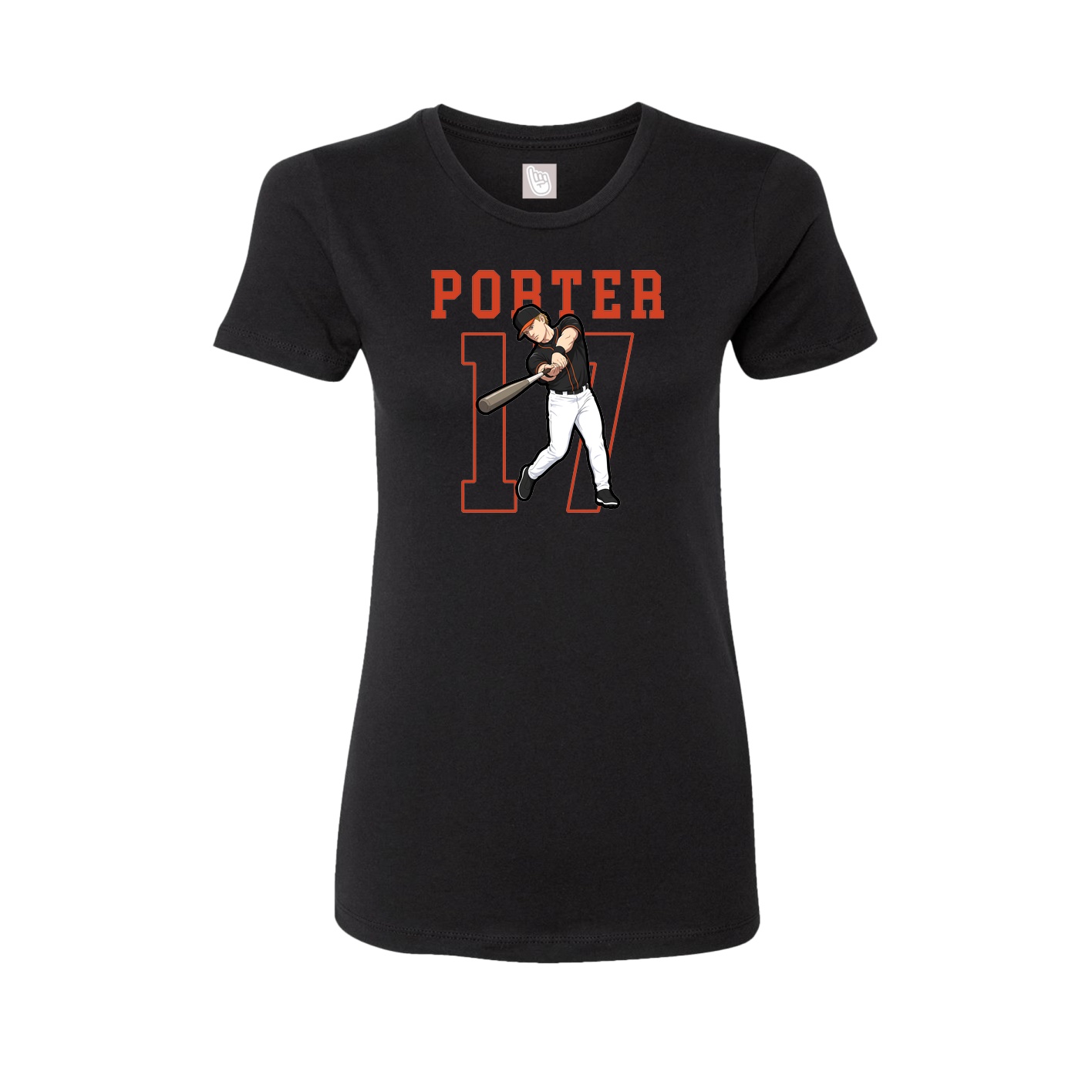 Fitted Women's Tee — Shirsey in Black