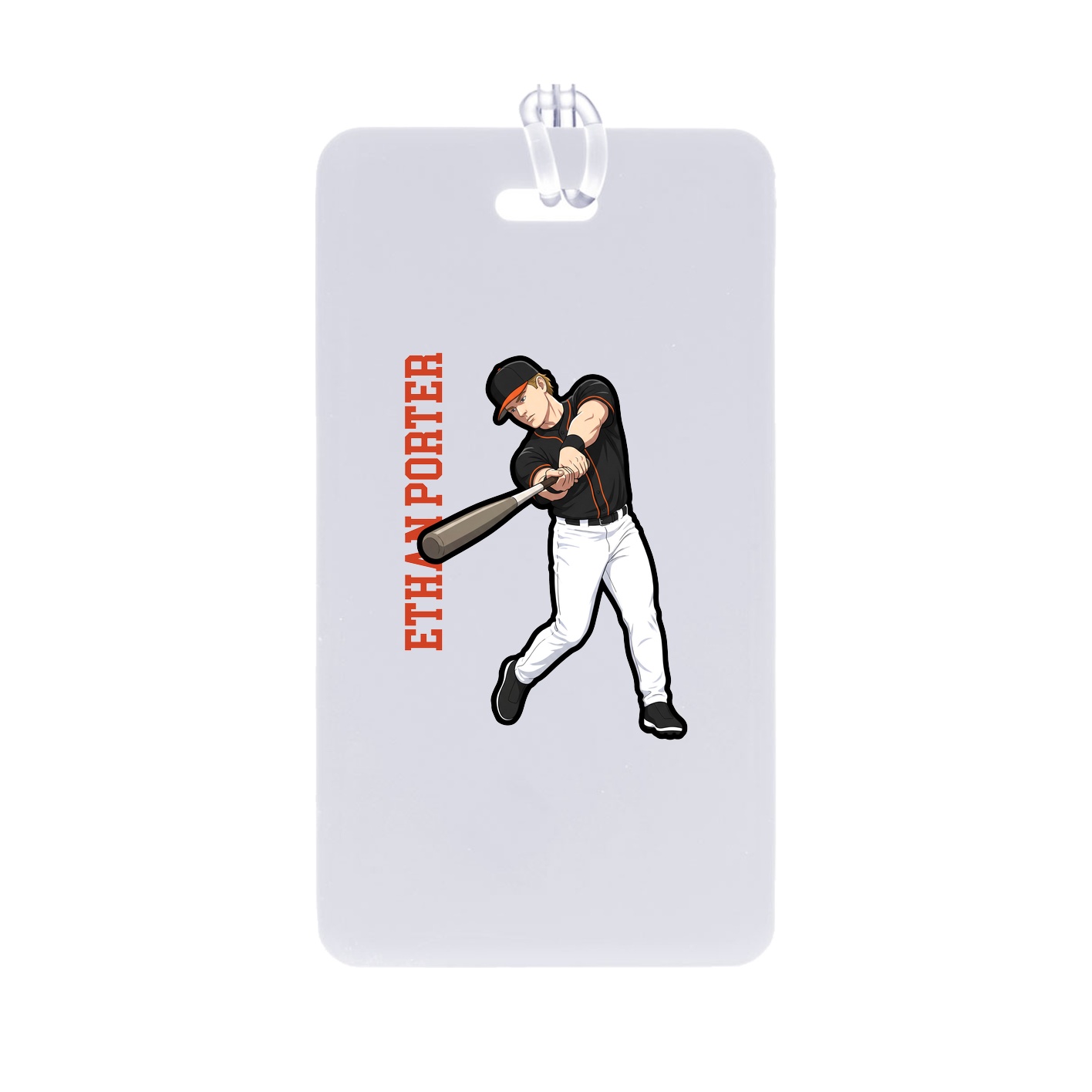 Bag Tag — Name Vertical in Classic