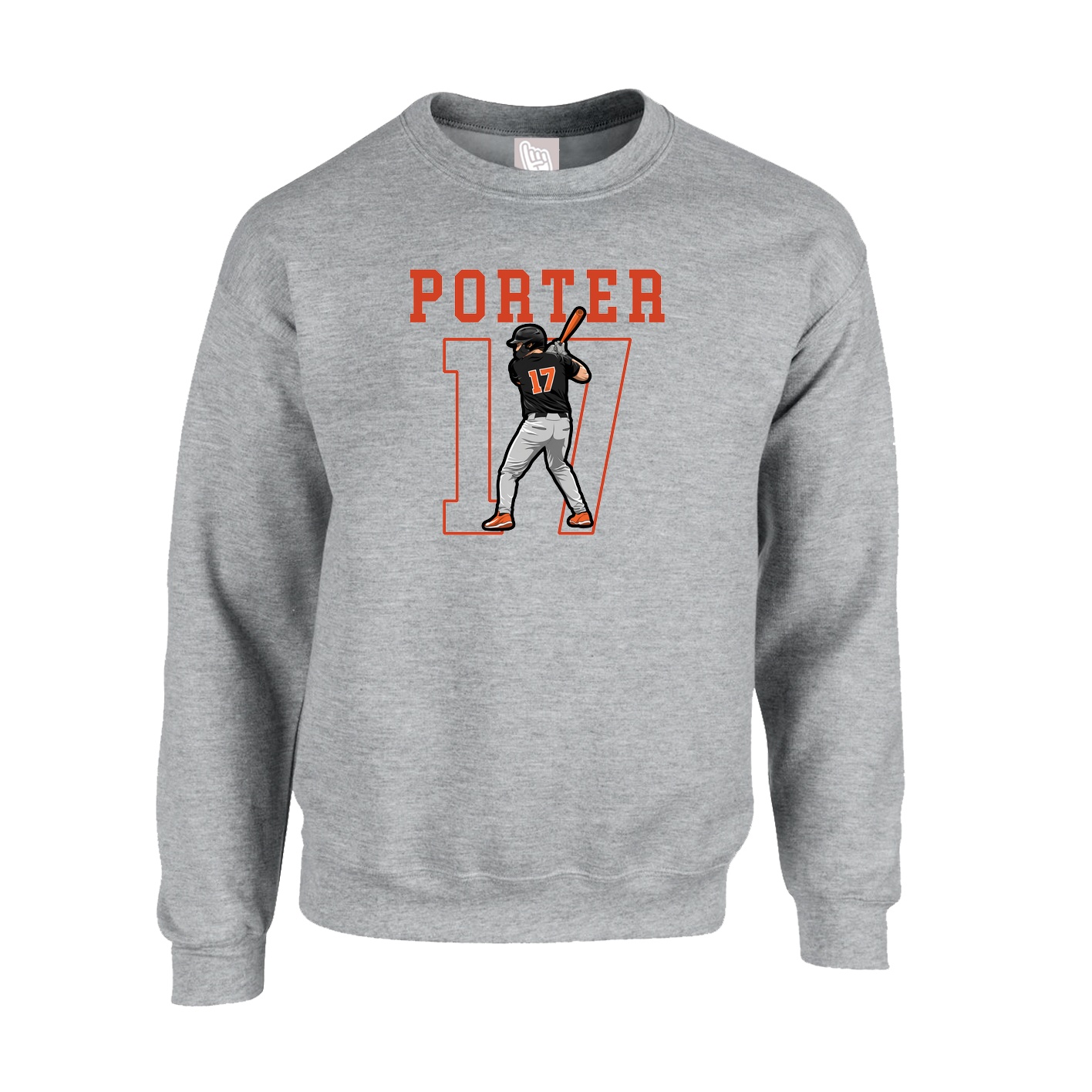 Fleece Crew — Shirsey in Grey