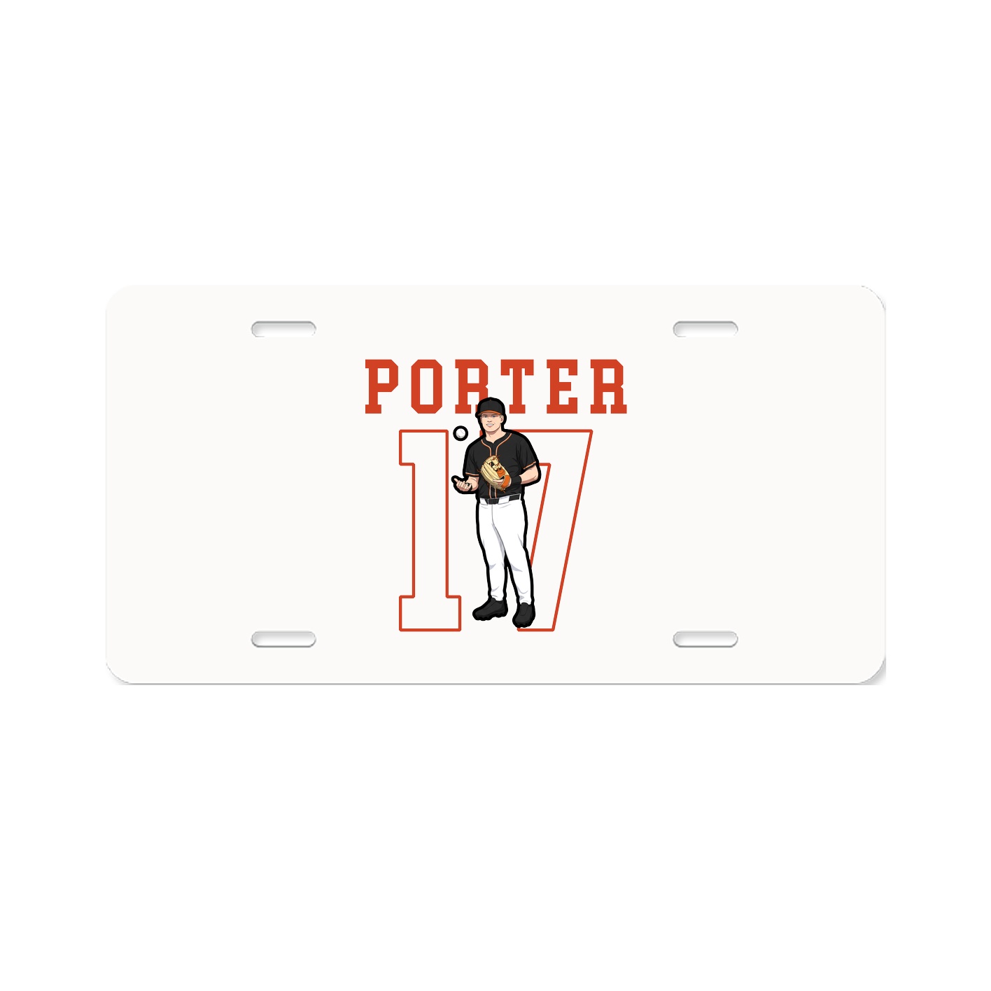 License Plate — Shirsey in Classic