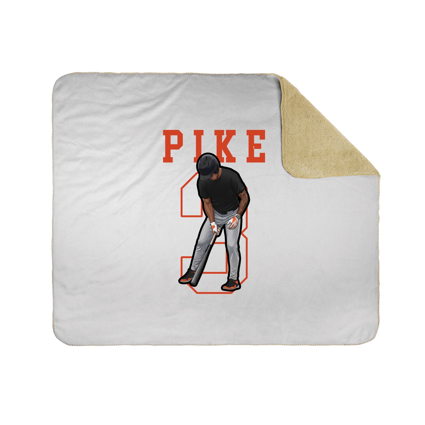 50x60 Sherpa Lined Throw Blanket