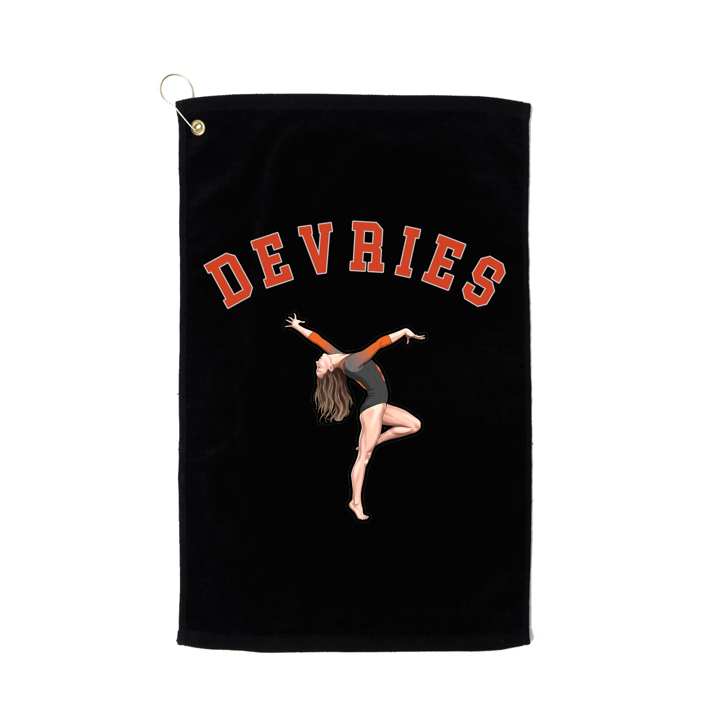 Golf Towel — Shirsey Arch in Black