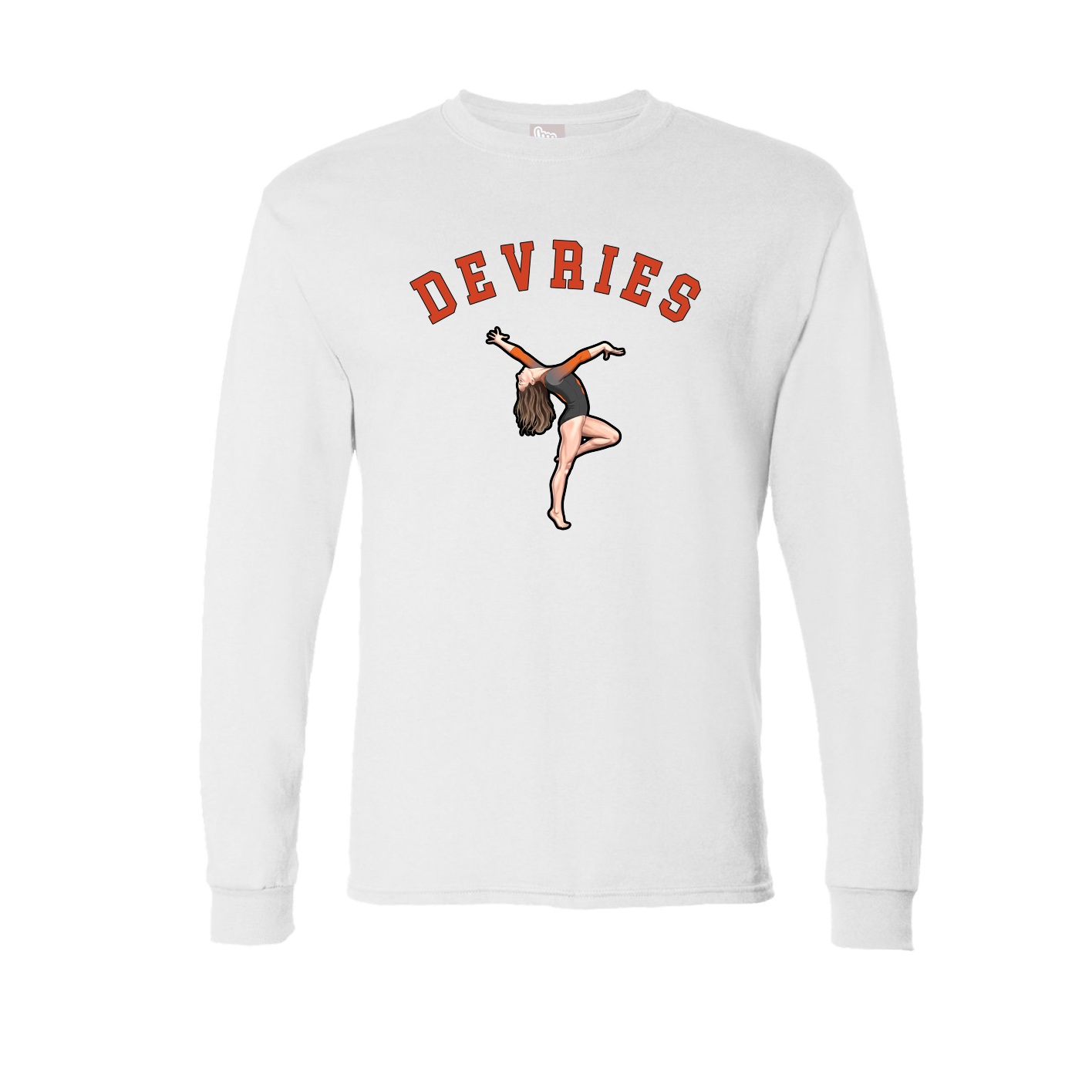 Long Sleeve Tee — Shirsey Arch in White
