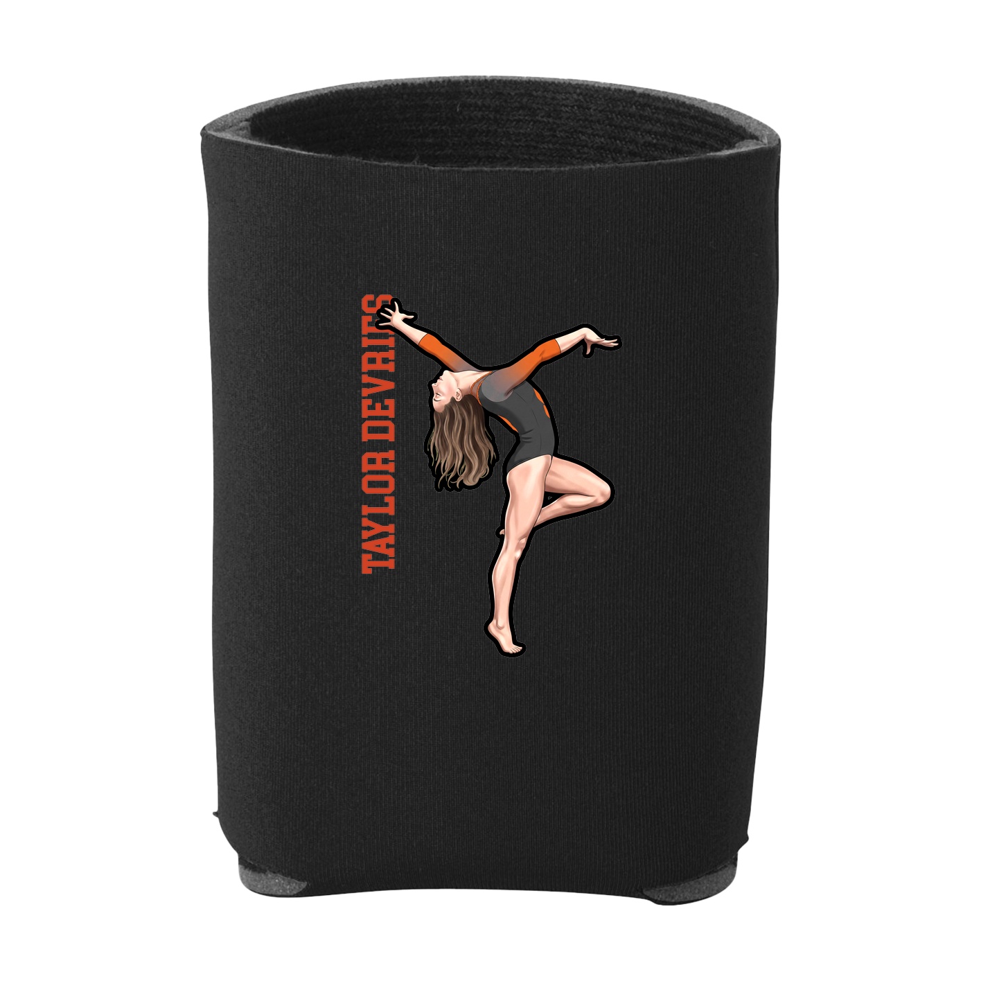 Can Holder — Name Vertical in Black