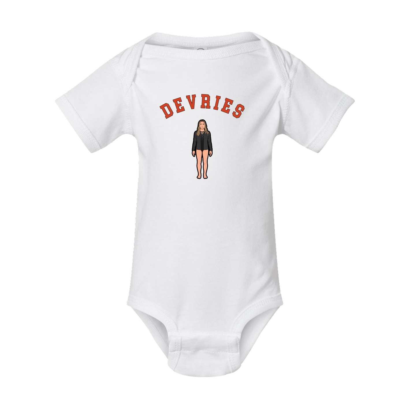 Baby Onesie — Shirsey Arch in White