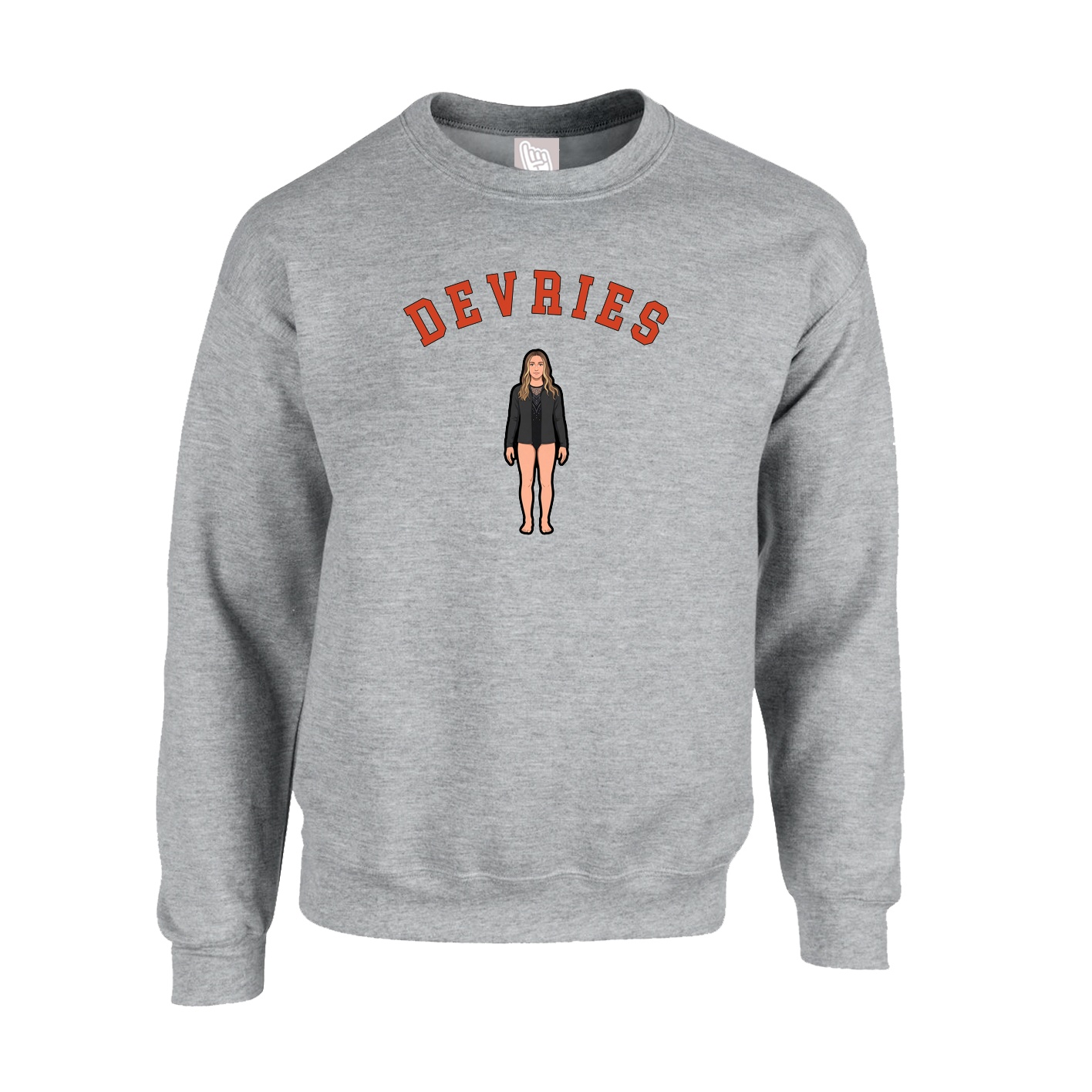 Fleece Crew — Shirsey Arch in Grey