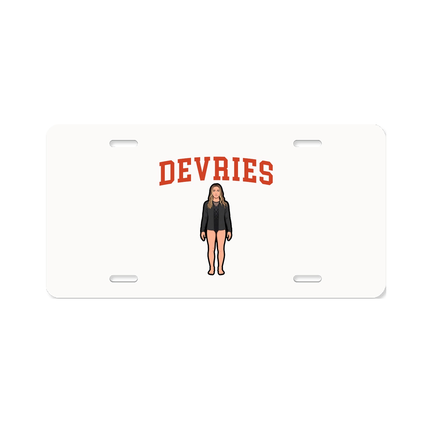 License Plate — Shirsey in Classic
