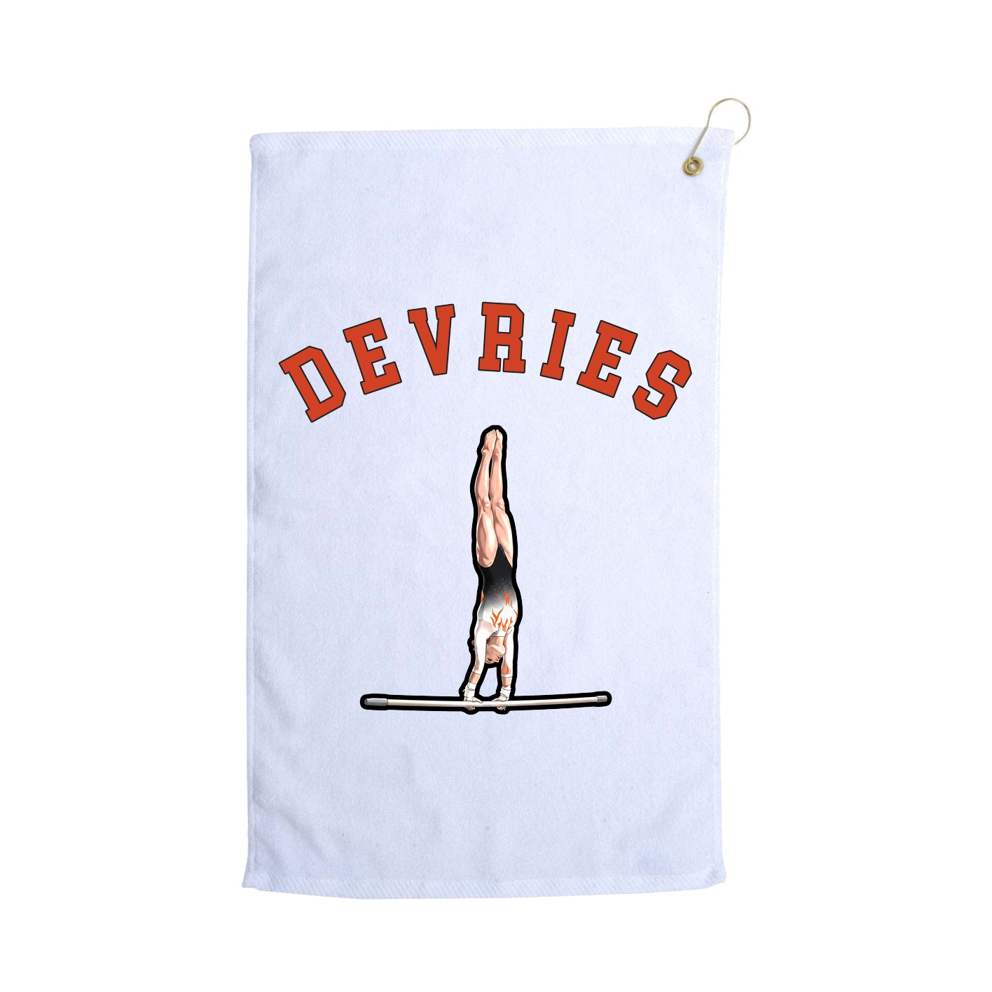 Golf Towel — Shirsey Arch in White