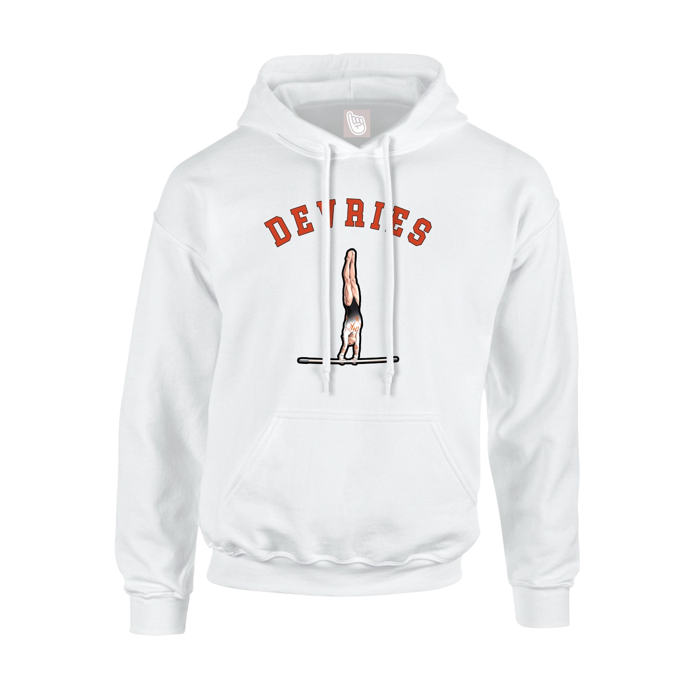 Youth Hoodie — Shirsey Arch in White