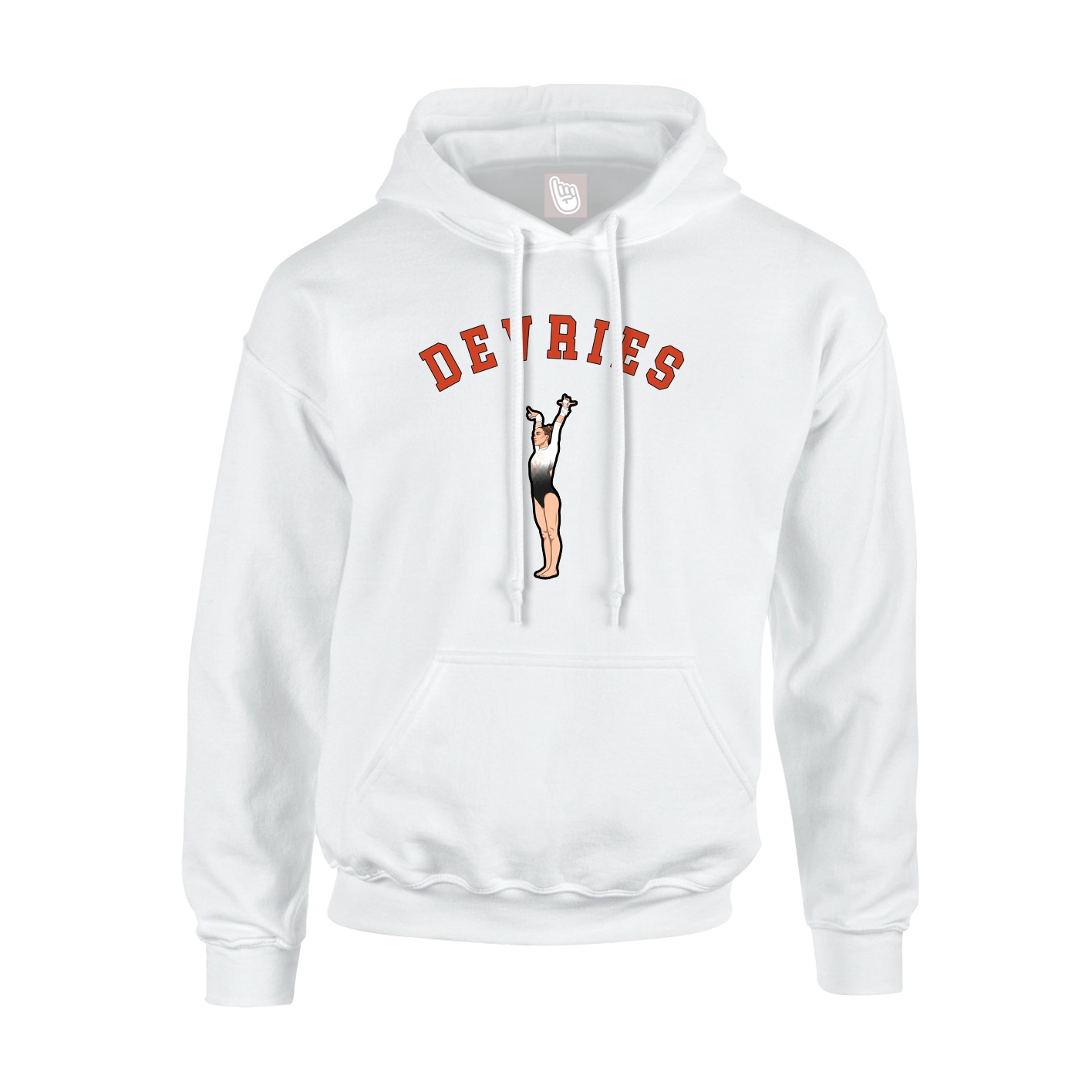 Youth Hoodie — Shirsey Arch in White