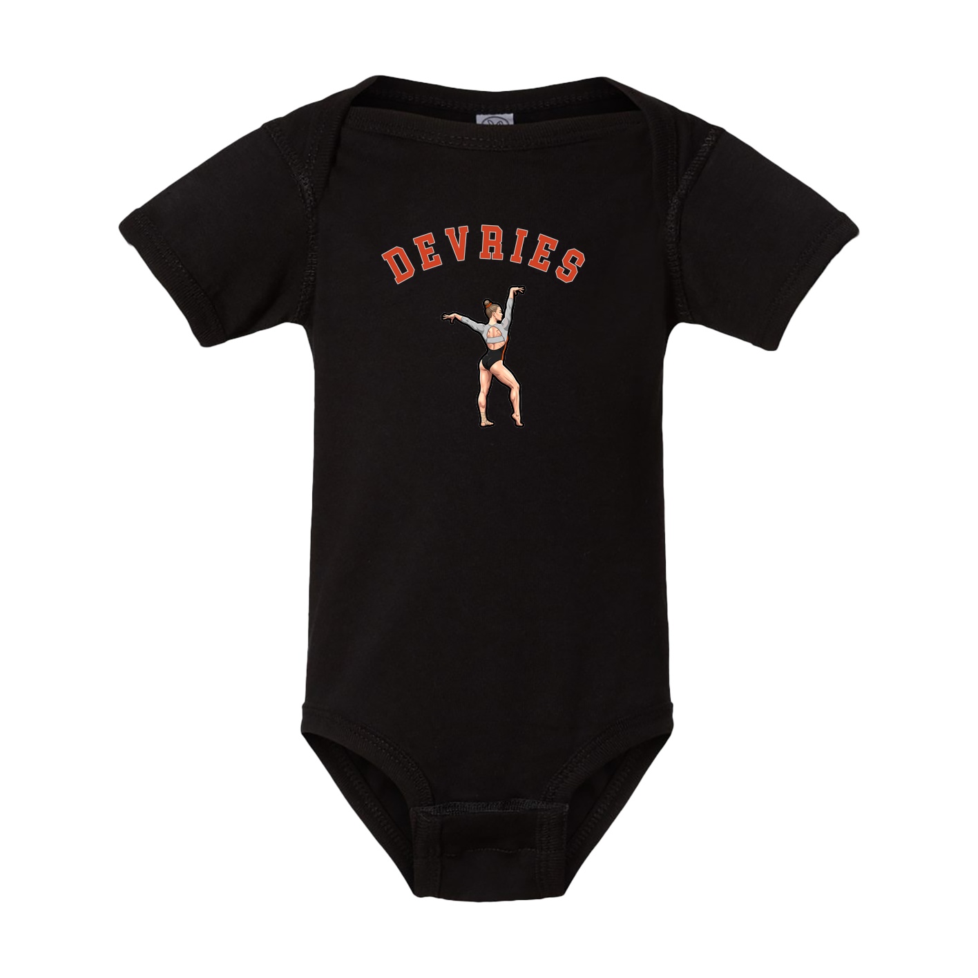 Baby Onesie — Shirsey Arch in Black