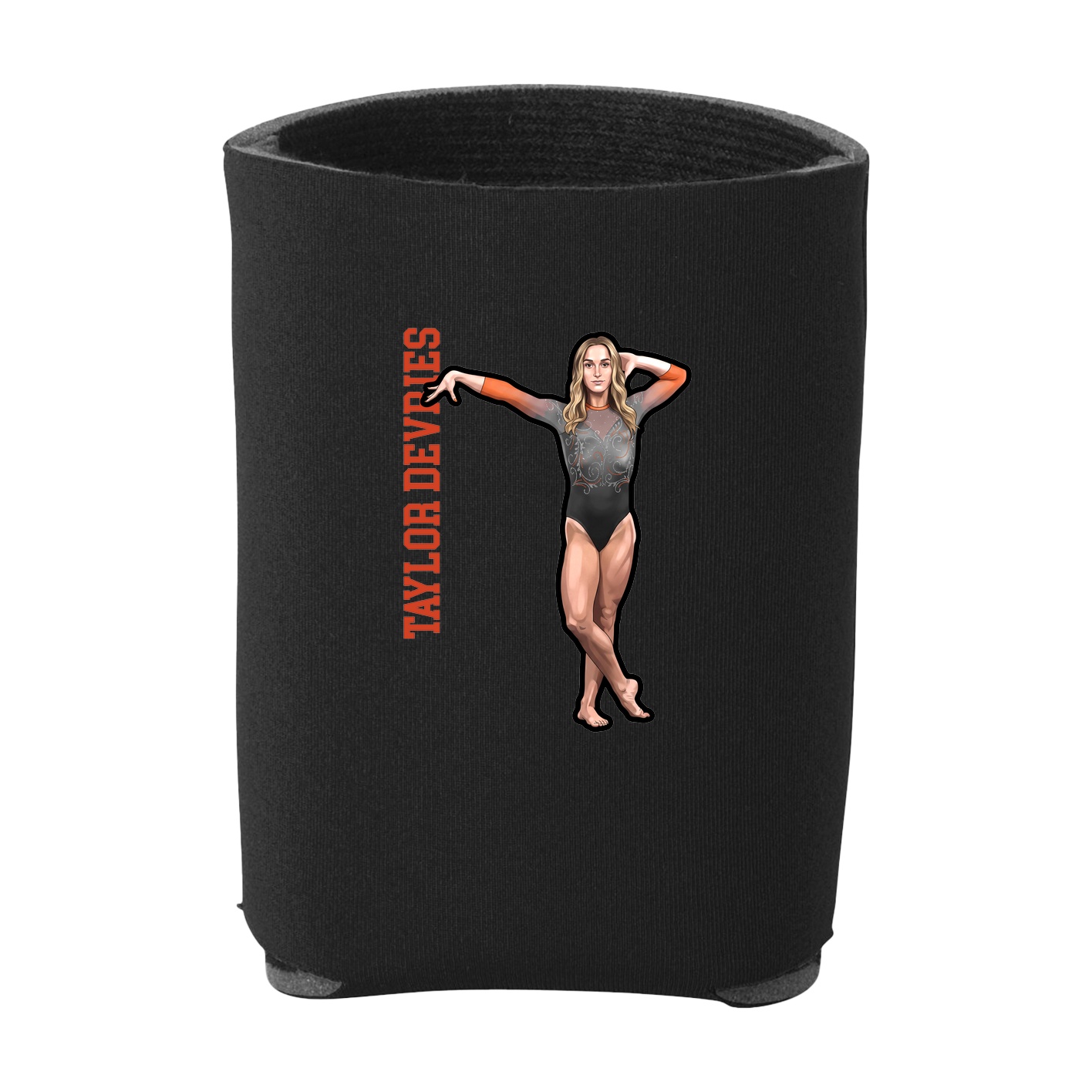 Can Holder — Name Vertical in Black