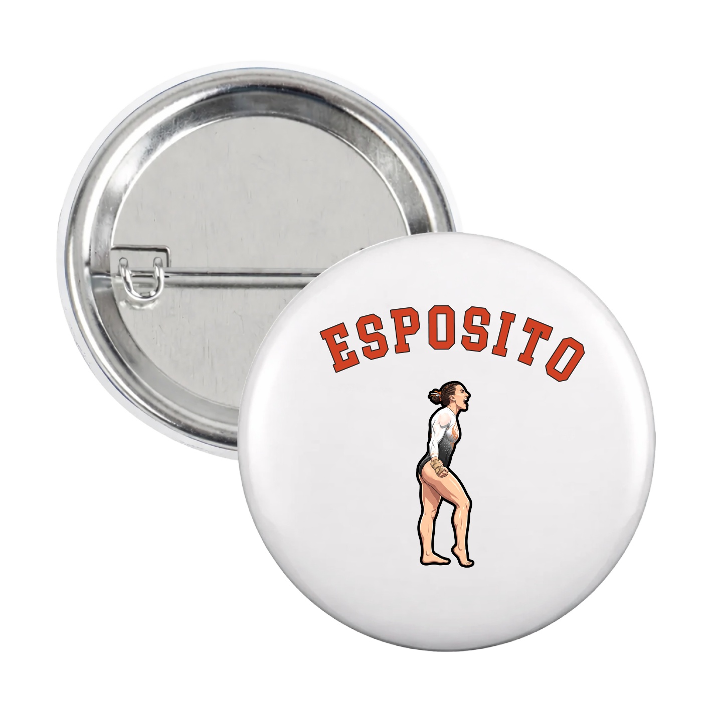 Game Day Button — Shirsey Arch in White