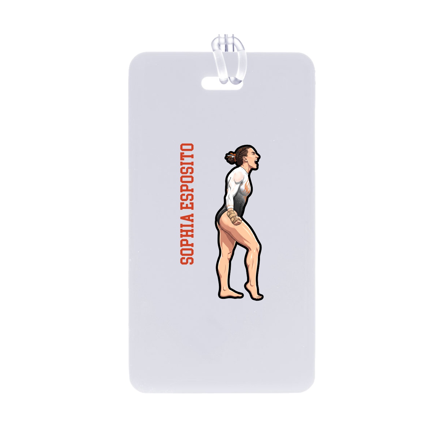 Bag Tag — Name Vertical in Classic