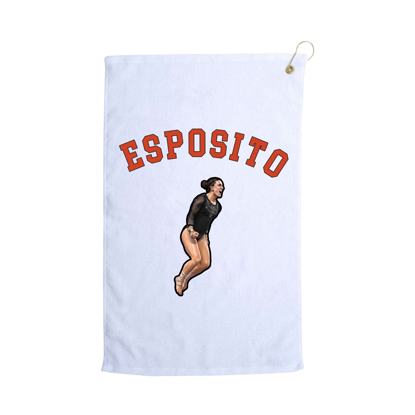 Golf Towel — Shirsey Arch in White