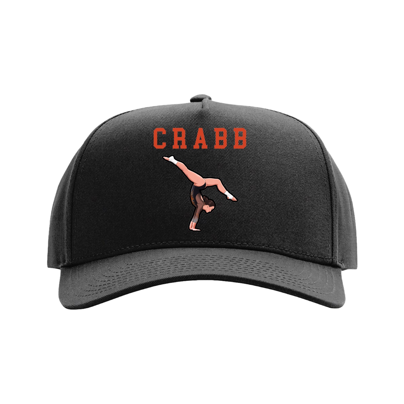 Full Fabric Five-Panel Champ Cap — Shirsey in Black