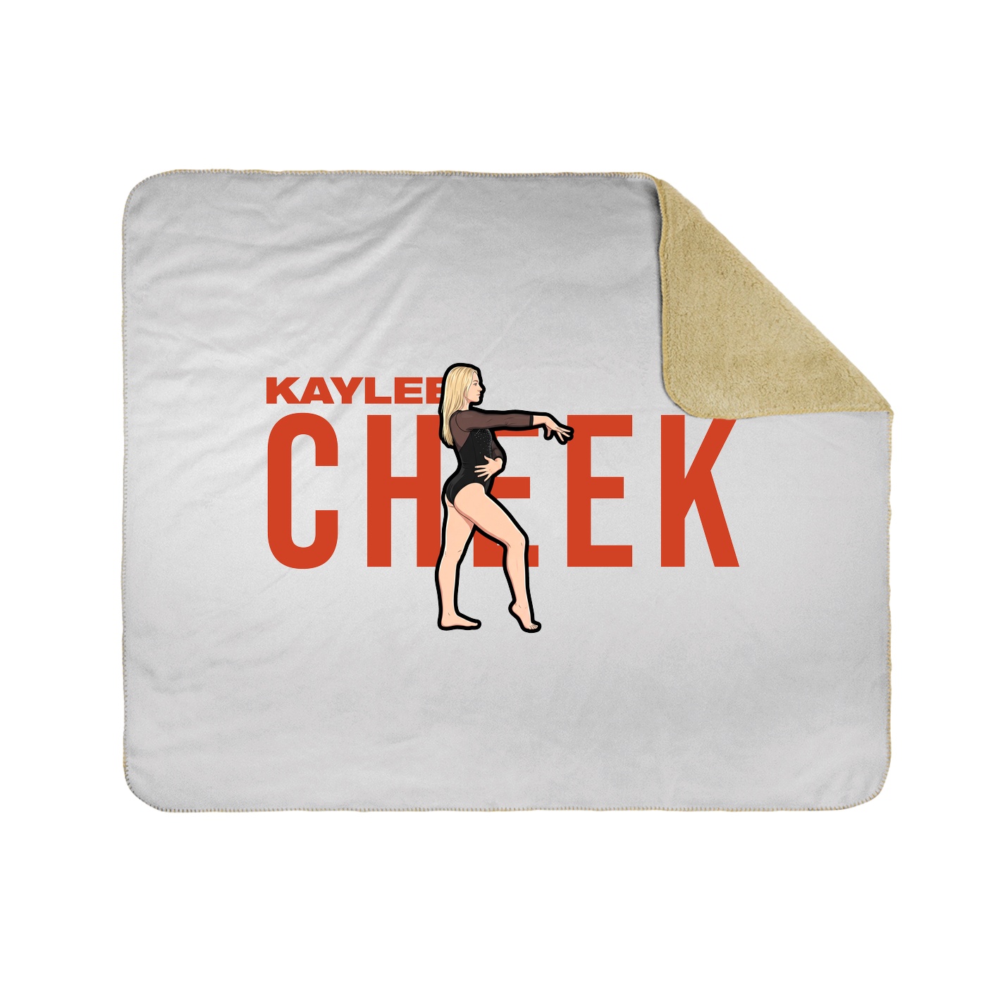 Throw Blanket — Player Name in White