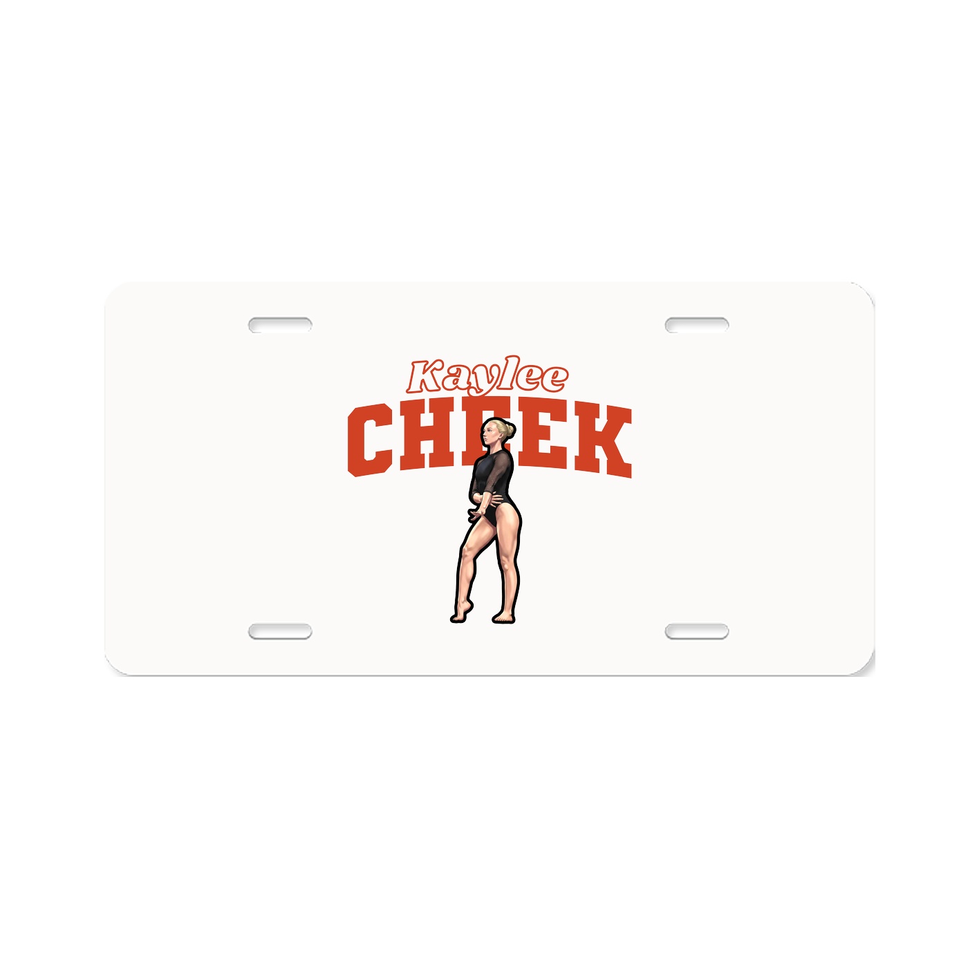 License Plate — Name Arch in Classic