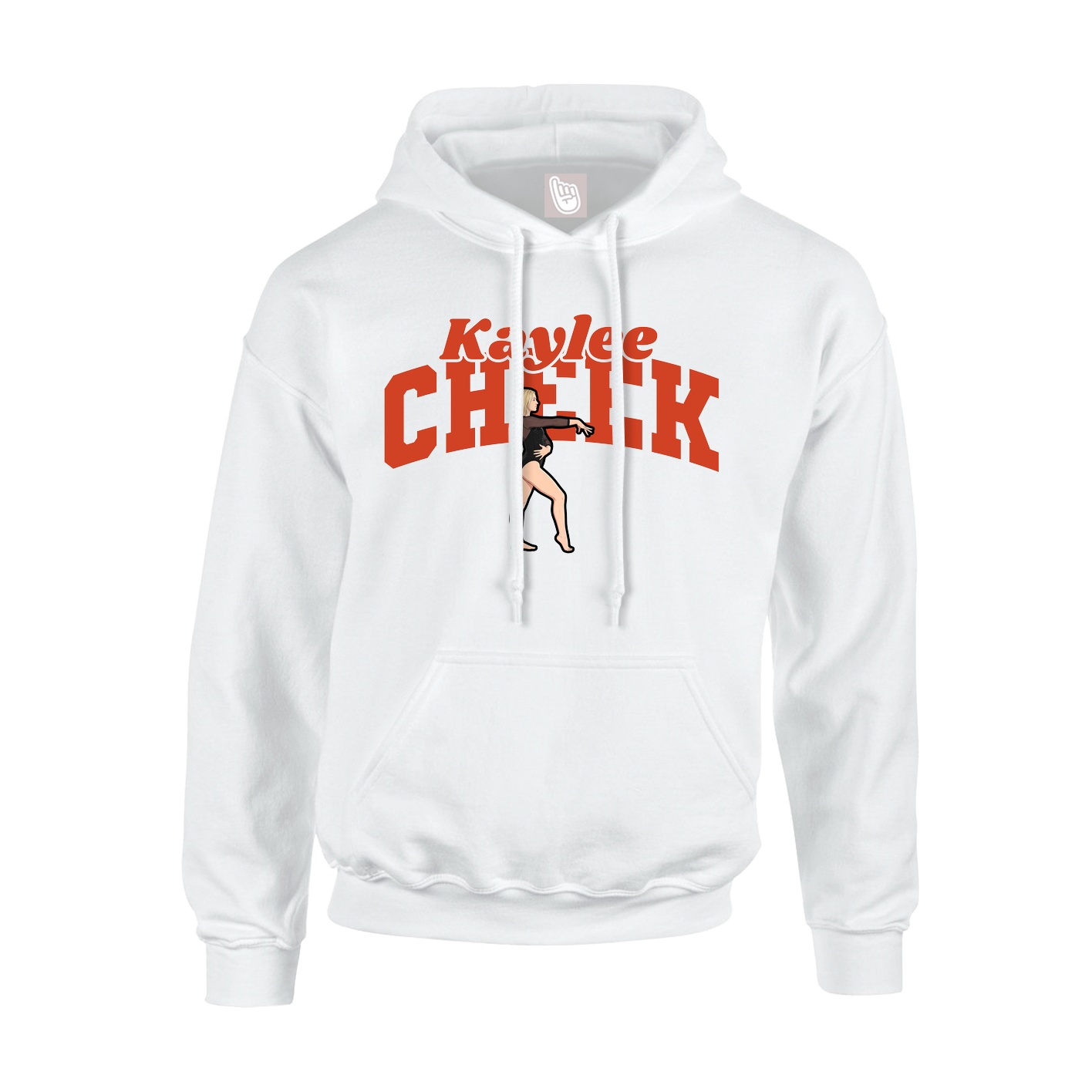 Hoodie — Signature Arch in White