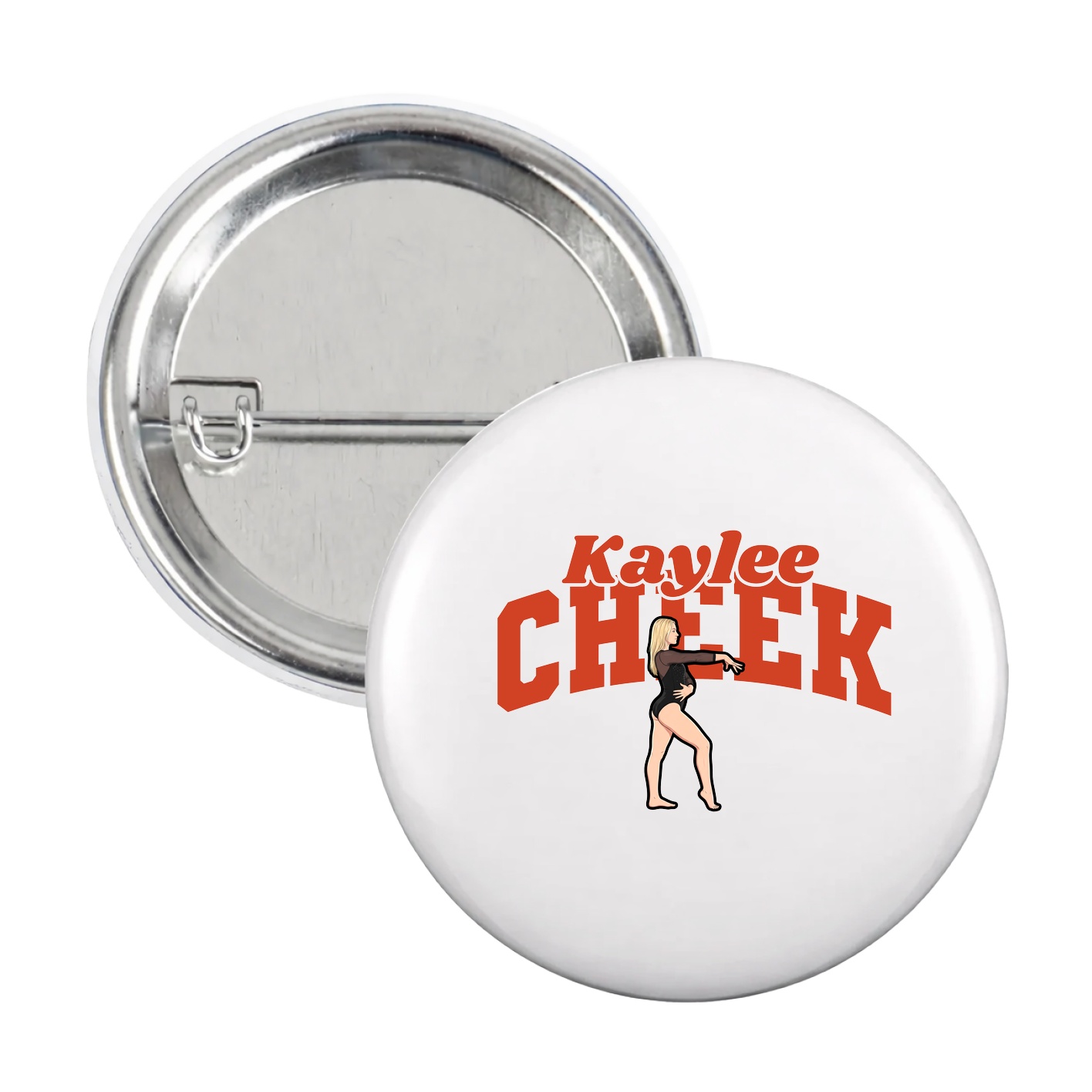 Game Day Button — Signature Arch in White