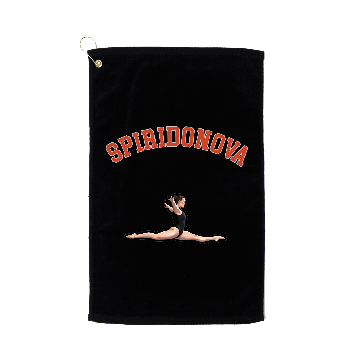 Golf Towel — Shirsey Arch in Black