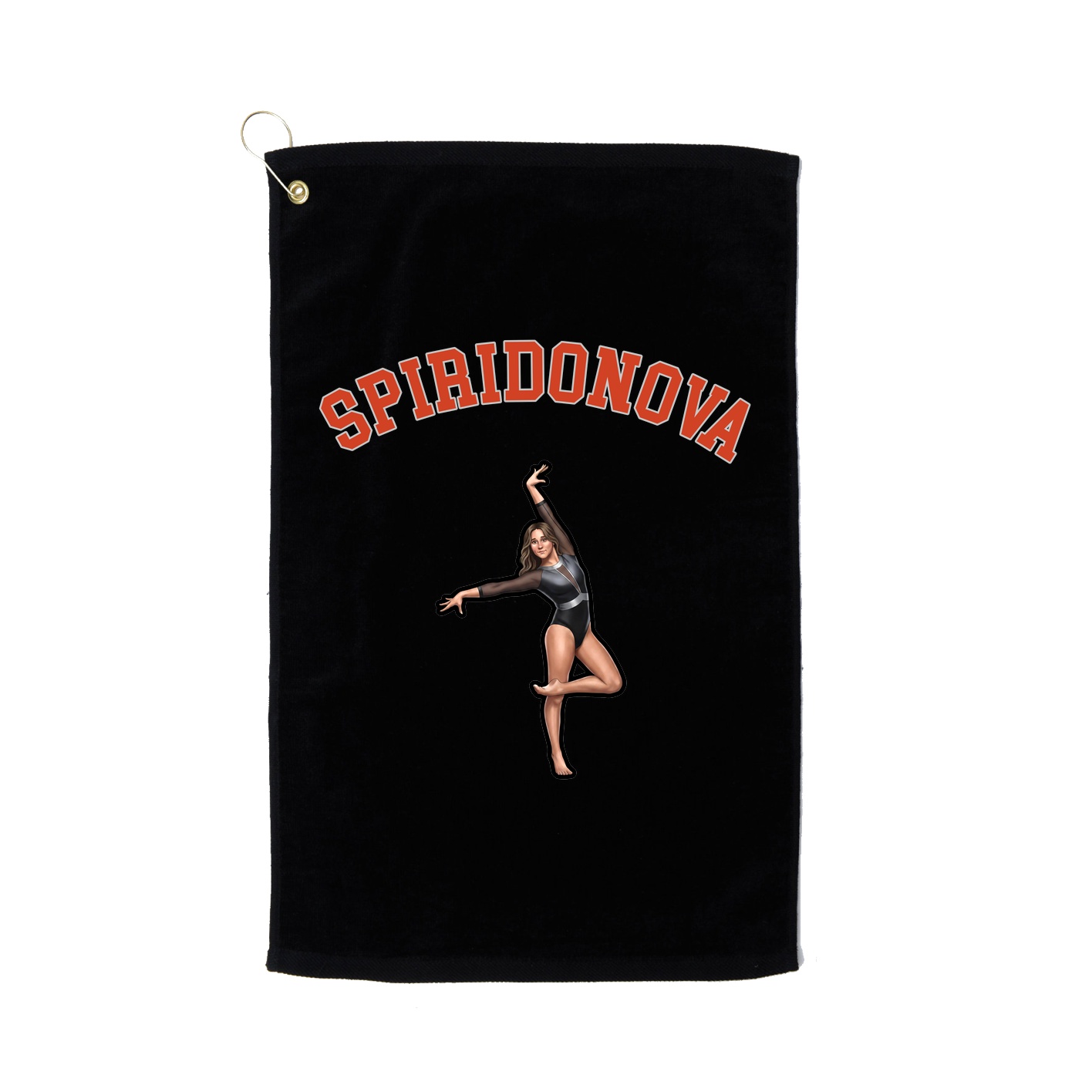 Golf Towel — Shirsey Arch in Black